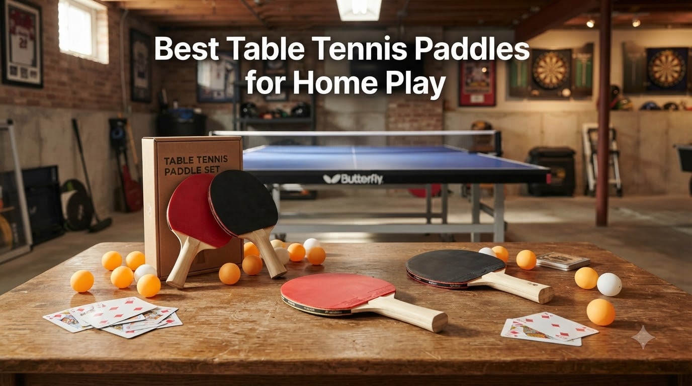 Best Table Tennis Paddles for Home Play
