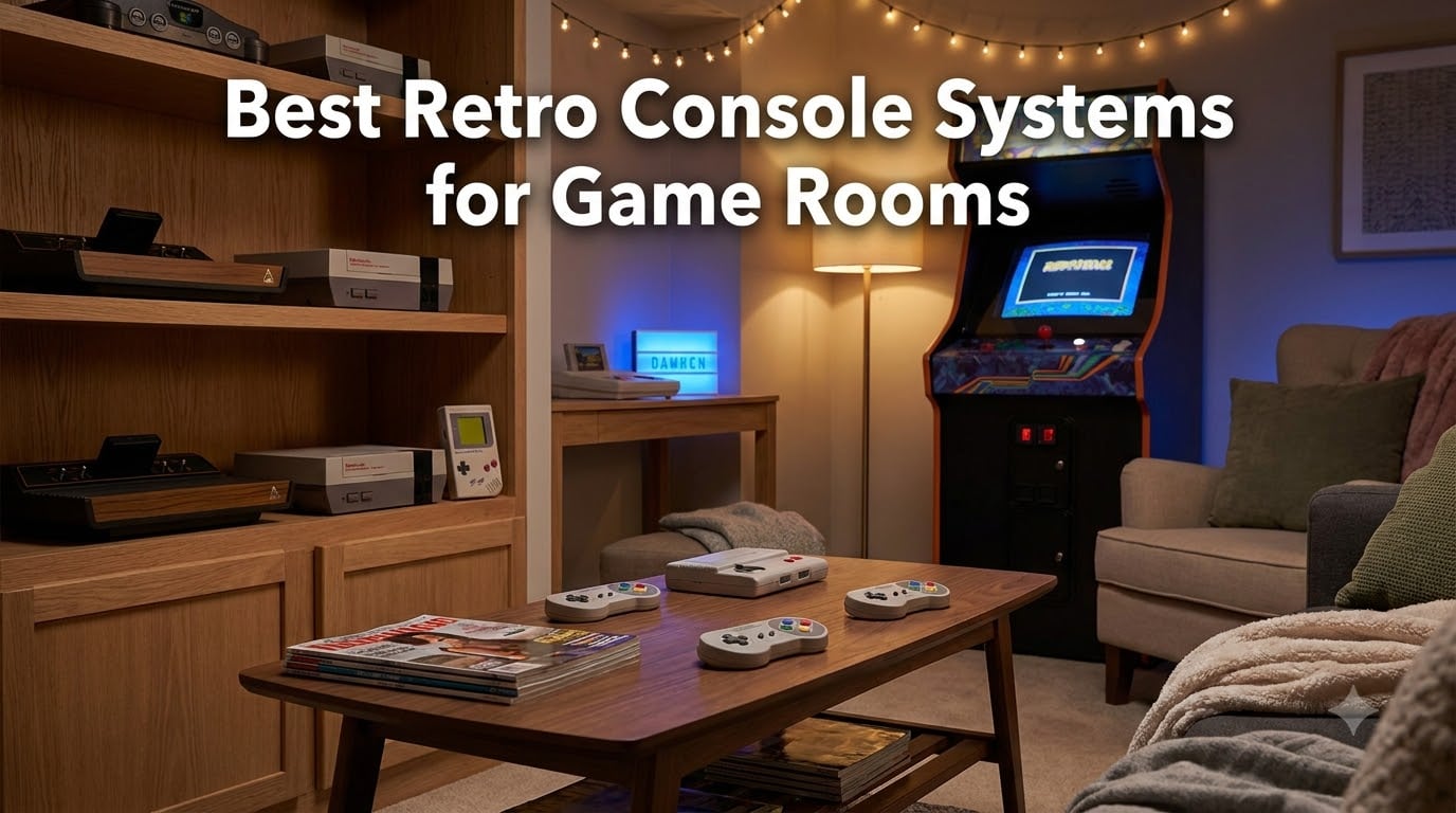 Best Retro Console Systems for Game Rooms