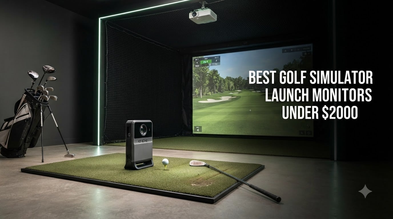 Best Golf Simulator Launch Monitors Under $2000
