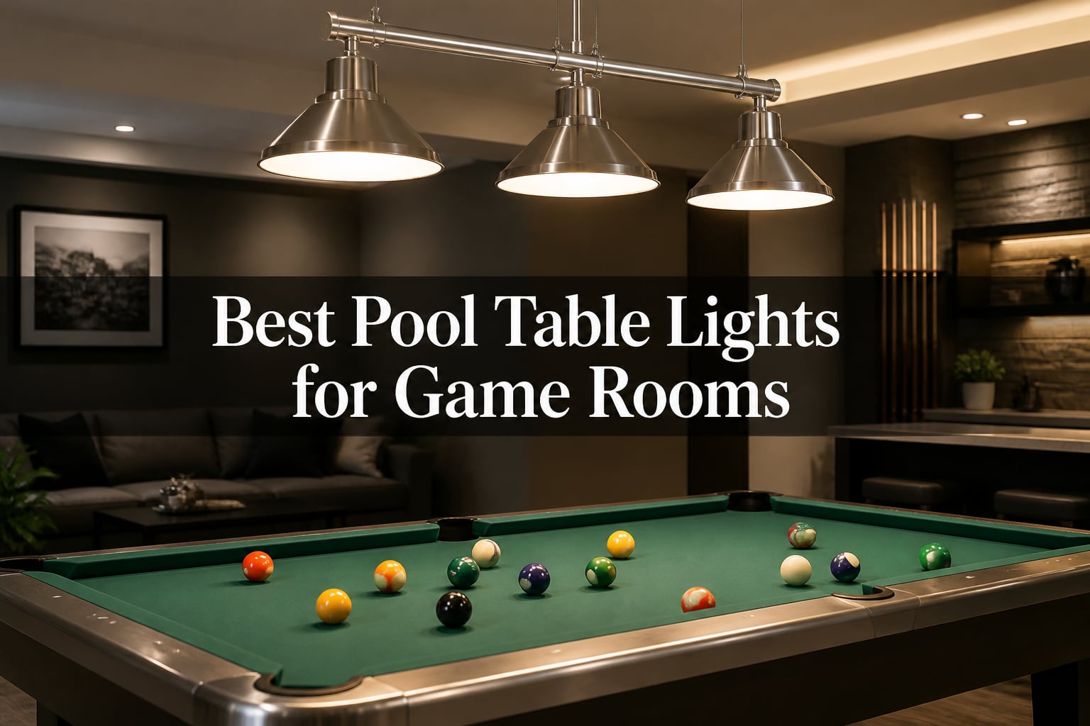 Best Pool Table Lights for Game Rooms