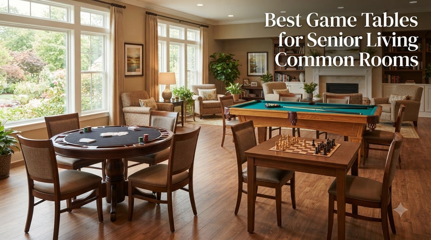 Best Game Tables for Senior Living Common Rooms