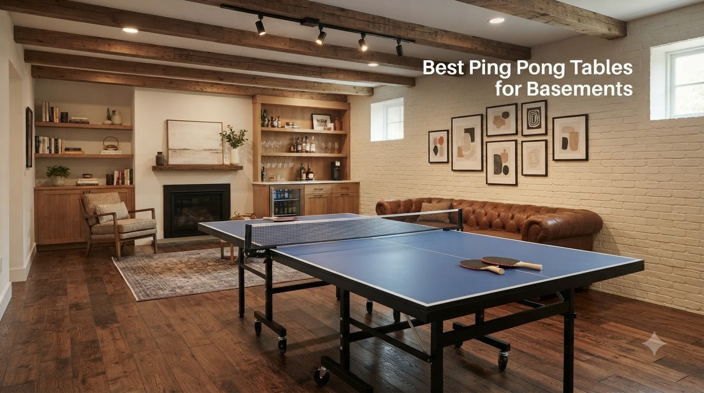 Best Ping Pong Tables for Basements