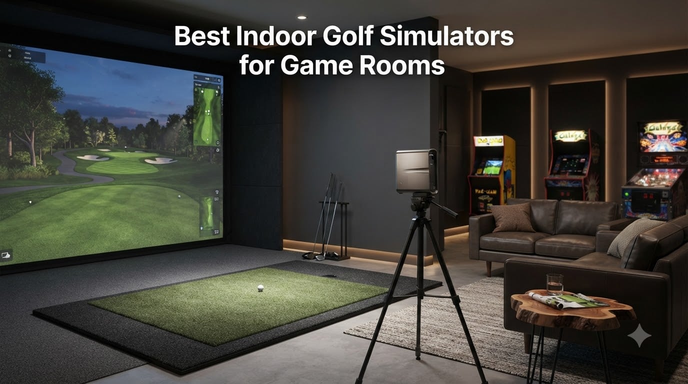 Best Indoor Golf Simulators for Game Rooms