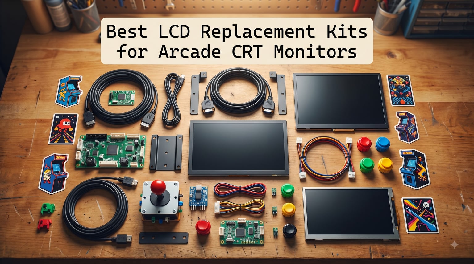 Best LCD Replacement Kits for Arcade CRT Monitors