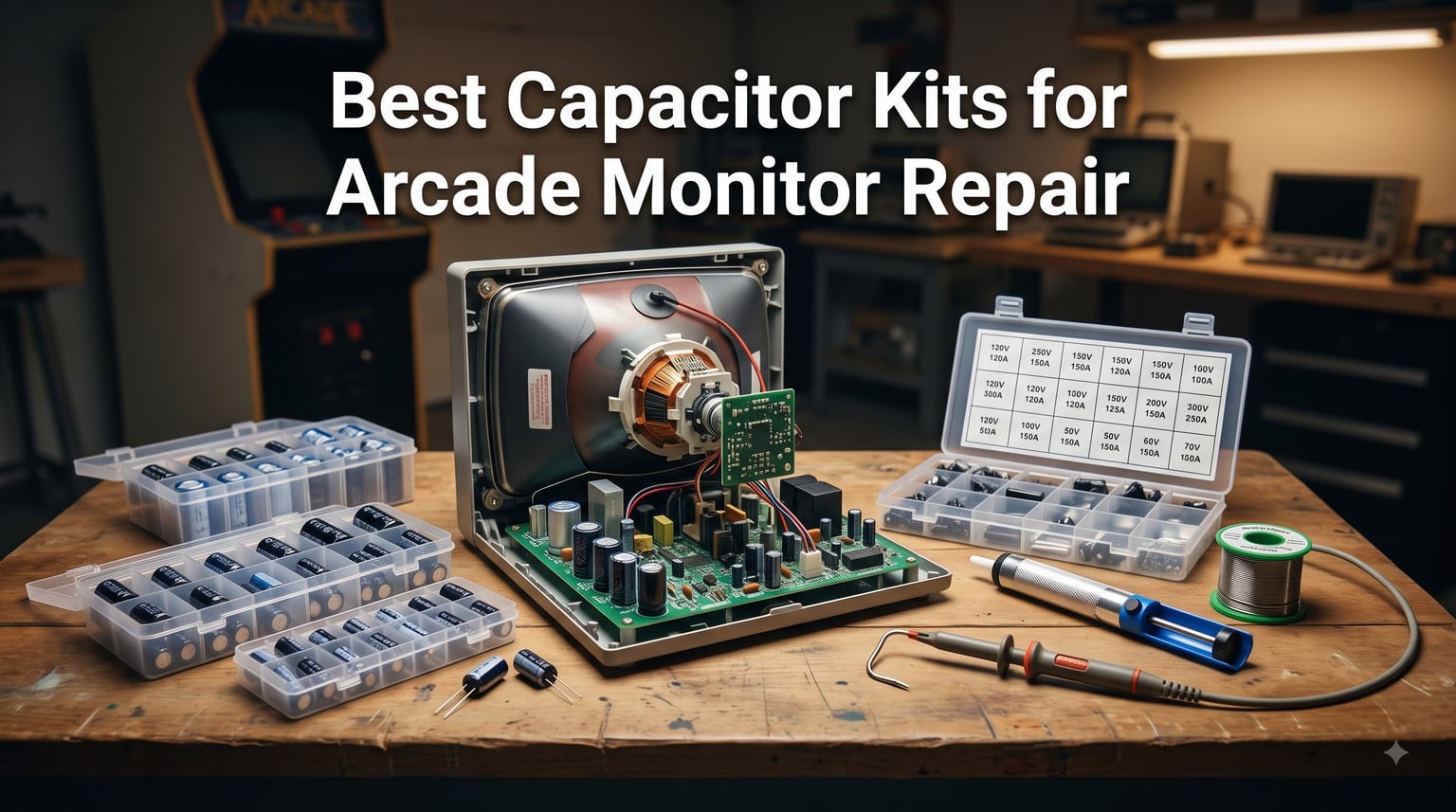 Best Capacitor Kits for Arcade Monitor Repair
