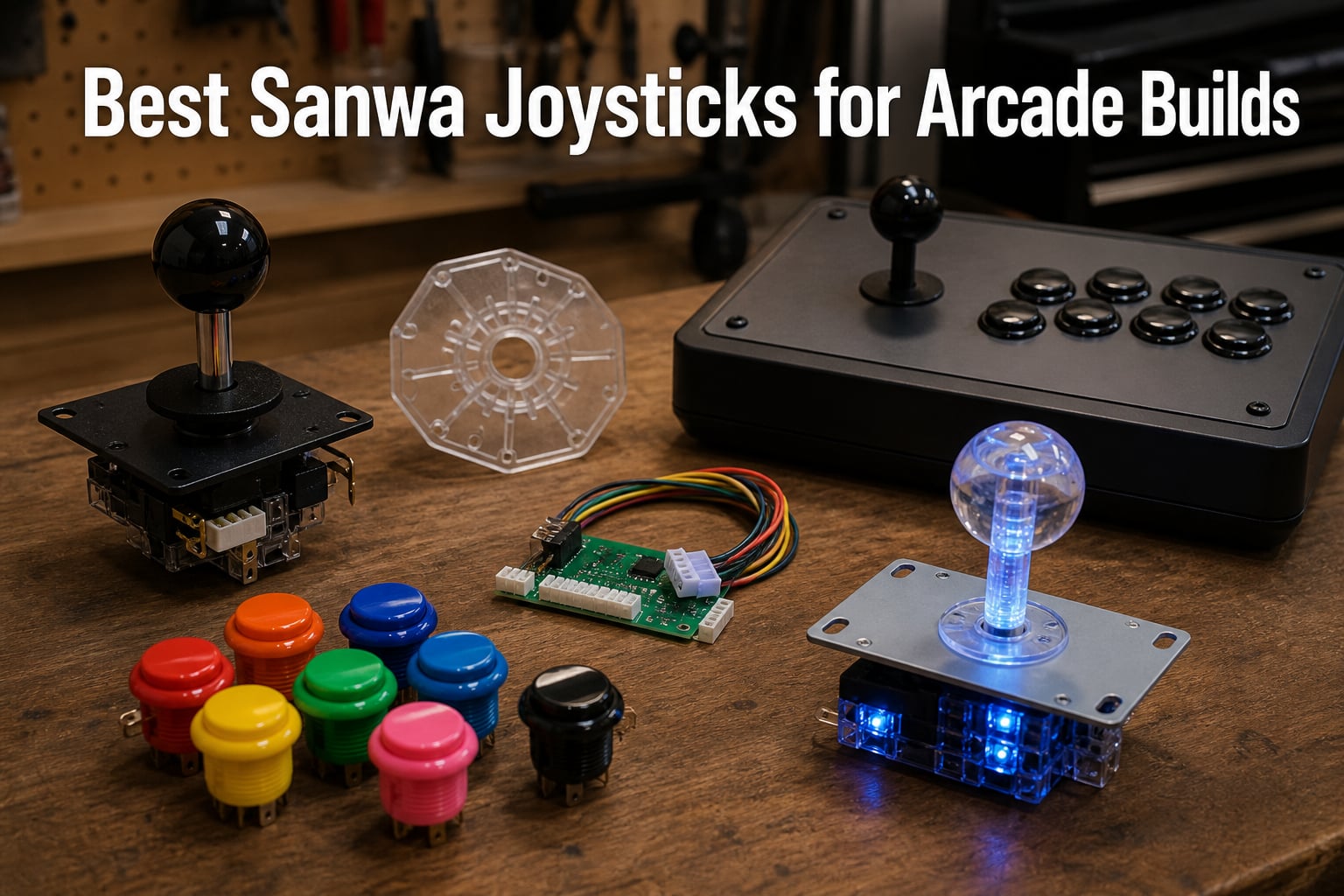 Best Sanwa Joysticks for Arcade Builds