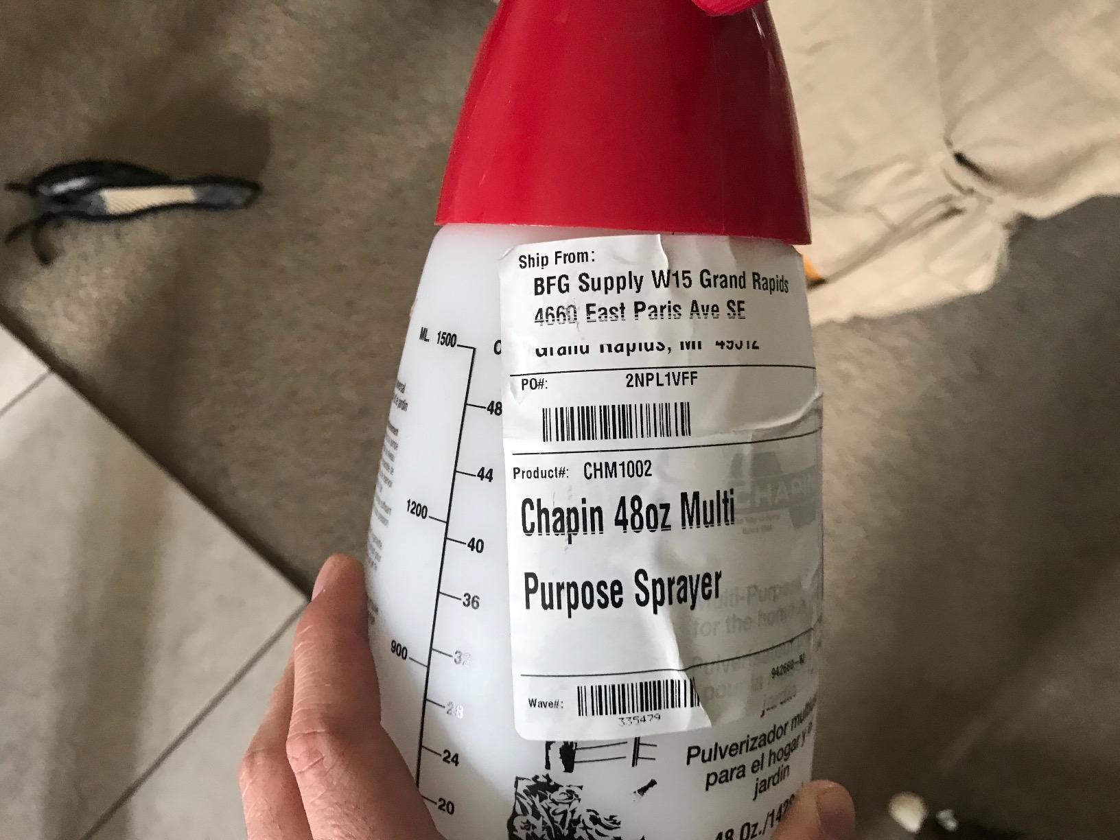 CHAPIN 1002 48-Oz Hand Pump Sprayer for Lawn, Garden & Weed Control customer photo 1