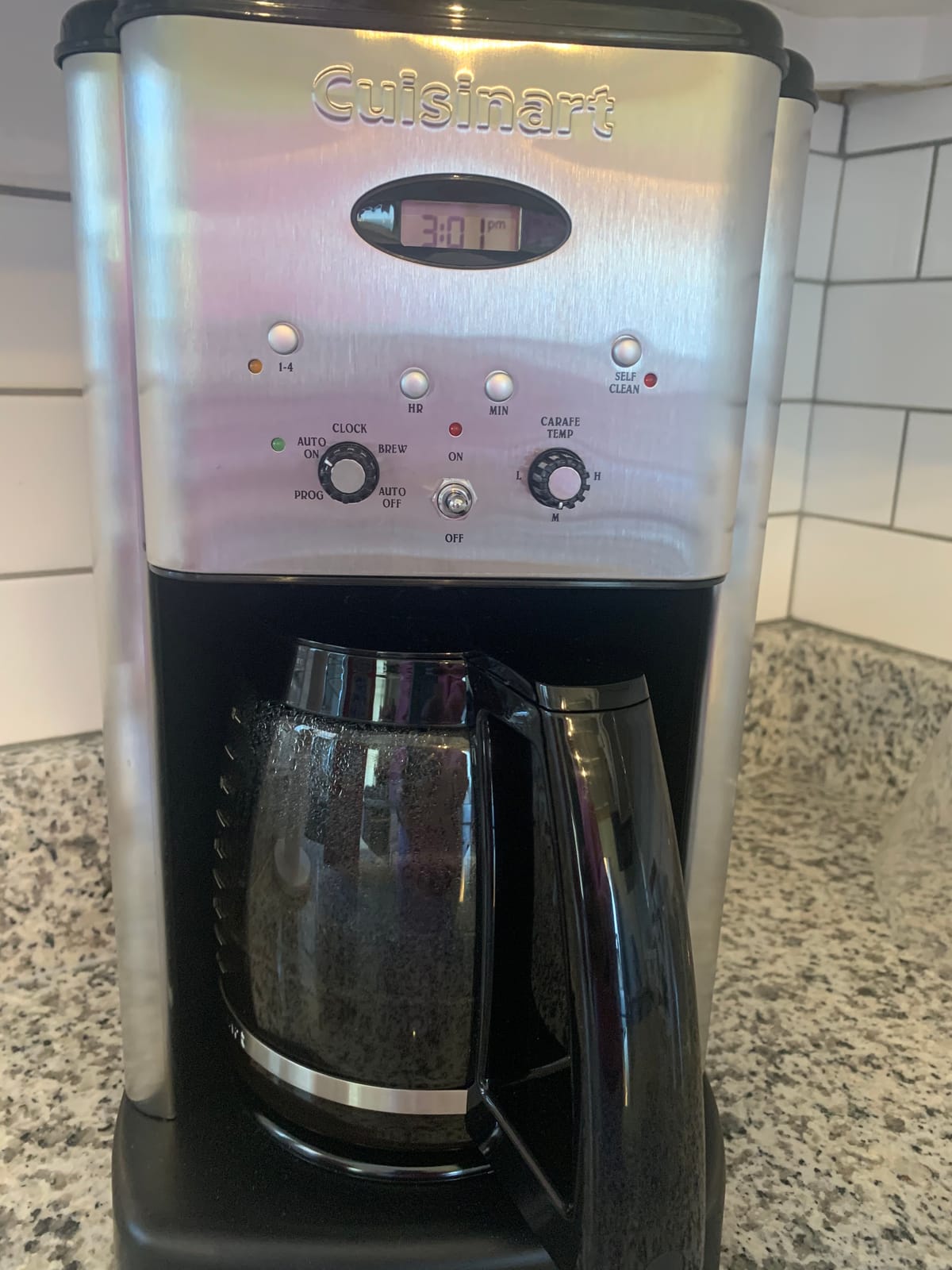 Cuisinart DCC-1200P1 Brew Central 12-Cup Programmable Coffeemaker Coffee Maker, Carafe, Brushed Chrome customer photo 1