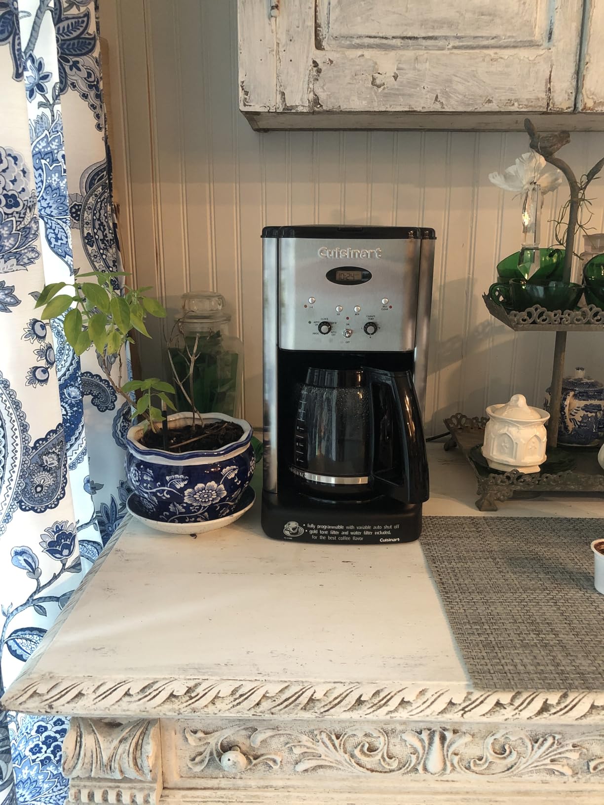 Cuisinart DCC-1200P1 Brew Central 12-Cup Programmable Coffeemaker Coffee Maker, Carafe, Brushed Chrome customer photo 2