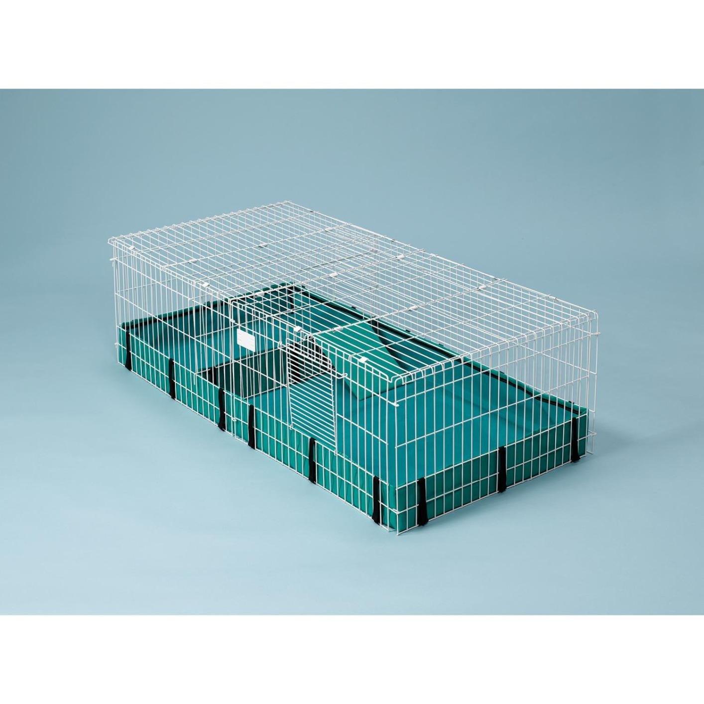 MidWest Homes for Pets Guinea Habitat Plus Cage, Includes Divider Panel and Hinged Top, Washable PVC Canvas Bottom, Expandable Small Animal Cage for Guinea Pigs, 171GHP customer photo 2