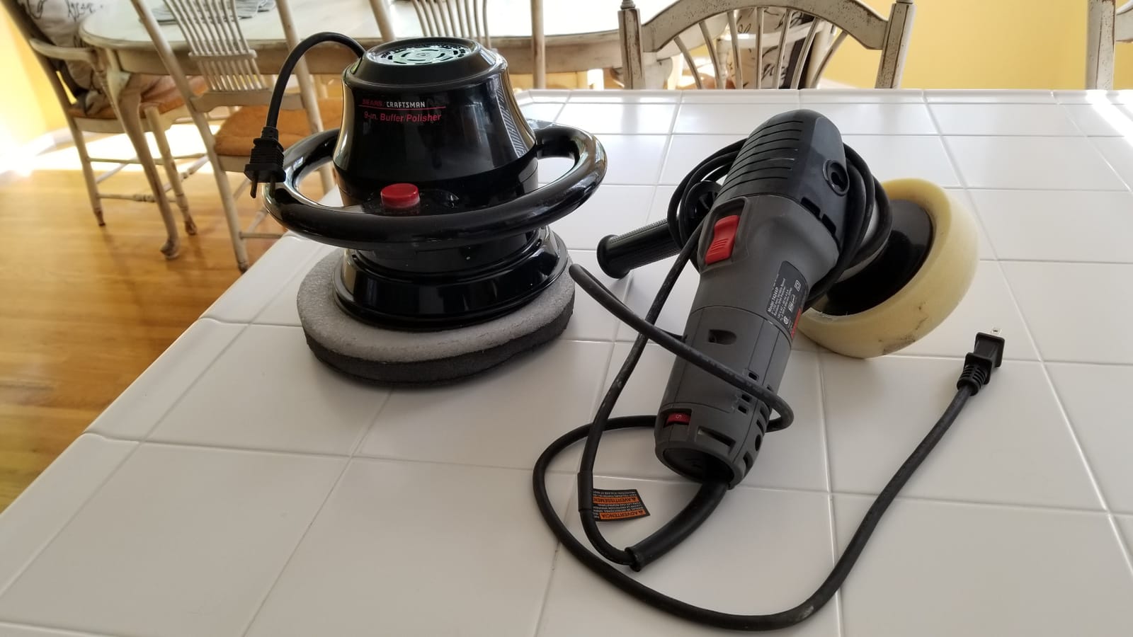 PORTER-CABLE Buffer Polisher, Car Polisher for Car Detailing, 6-Inch, Orbital, Variable Speed (7424XP) customer photo 2