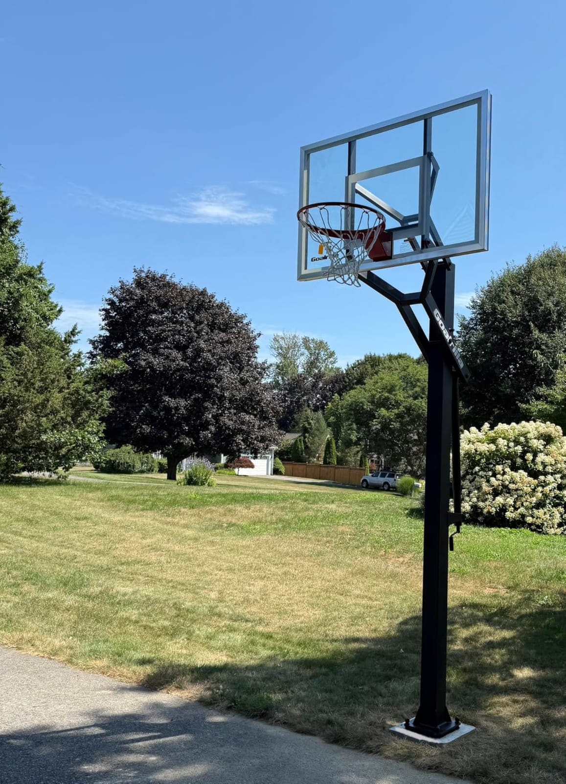 Goalrilla GS54 In Ground Basketball Hoop with Adjustable Height Backboard and Pro-Style, Breakaway Rim customer photo 1
