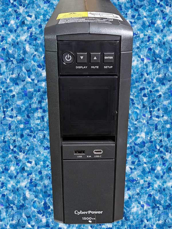 CyberPower CP1500PFCLCD PFC Sinewave UPS Battery Backup and Surge Protector, 1500VA/1000W, 12 Outlets, AVR, Mini Tower, UL Certified customer photo 2