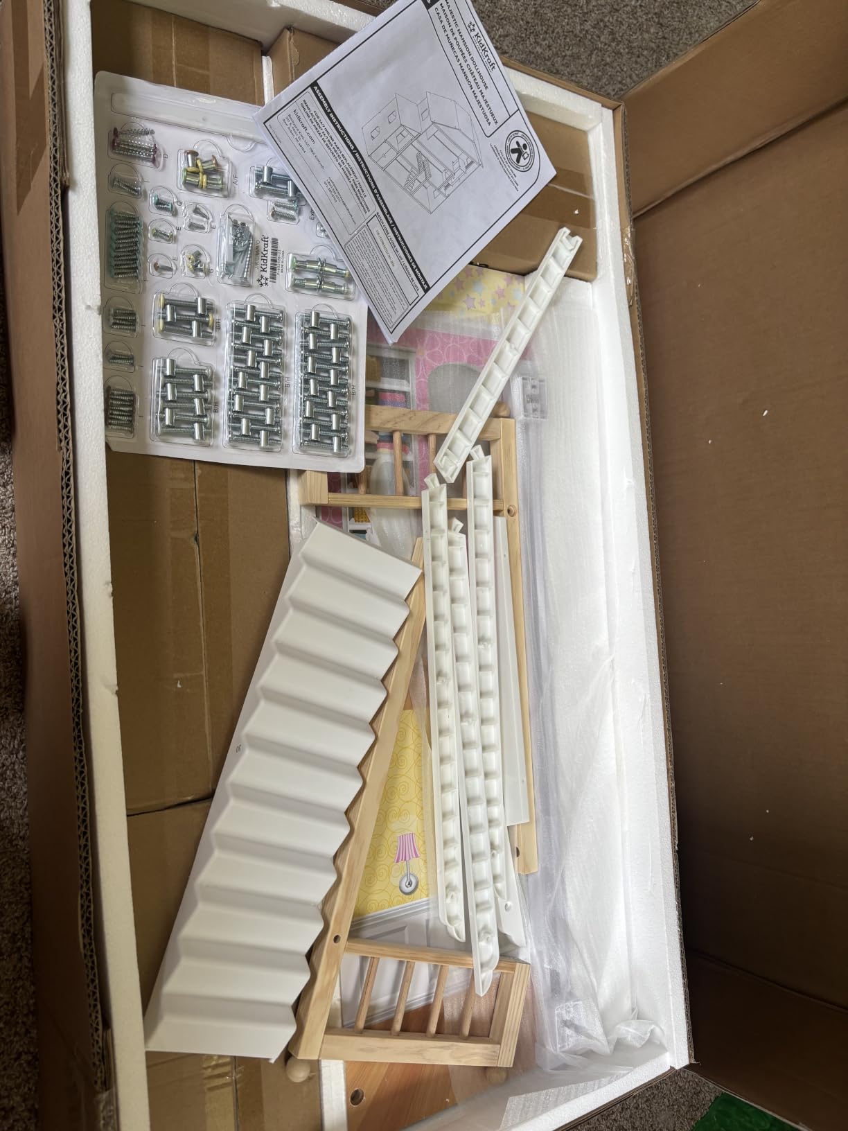 KidKraft Majestic Mansion Wooden Dollhouse with 34 Pieces, Working Elevator customer photo 2