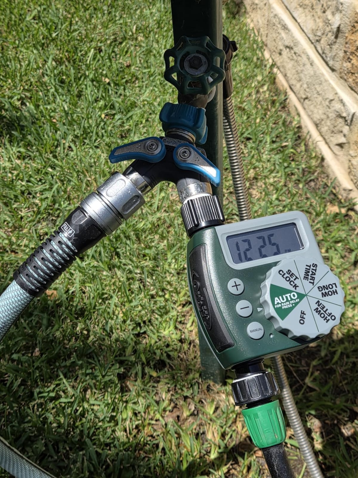 Orbit Programmable Digital Hose Watering Timer - 1 Outlet - Battery Powered - with LCD Screen - Built-in Rain Delay - Water-Resistant - 62061 customer photo 1