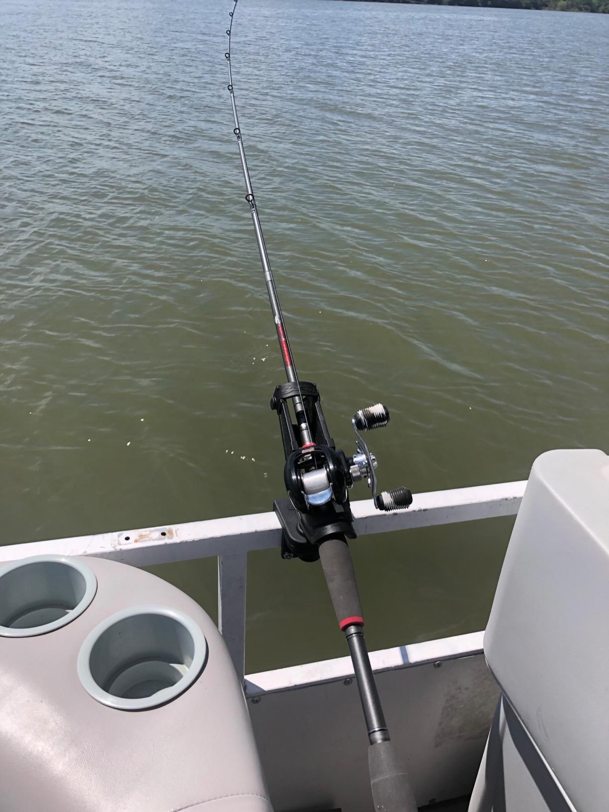 Scotty #284-BK Baitcaster/Spinning Rod Holder w/ #243 Square Rail Mount , Black customer photo 1