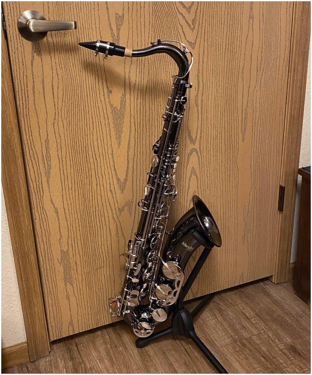 Mendini By Cecilio Tenor Saxophone for Beginner Musicians - Silver Nickel customer photo 2