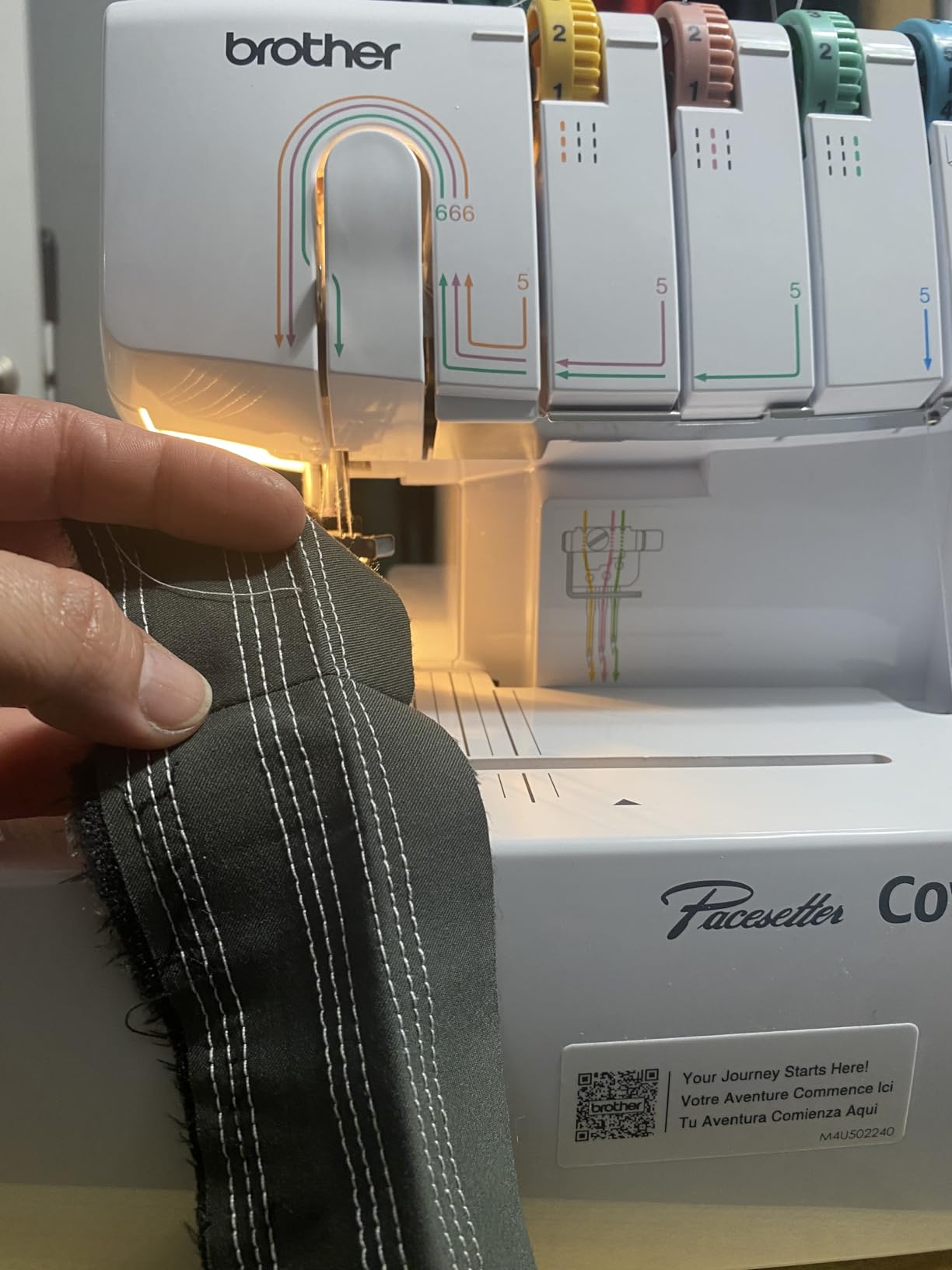 Brother 2340CV Coverstitch Serger Sewing Machine customer photo 1