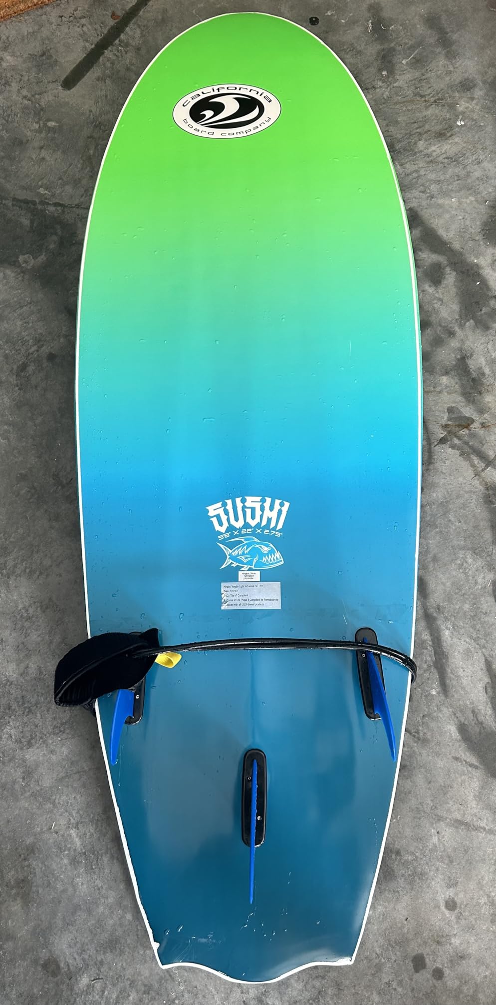 California Board Company CBC Surfboard, 5-Feet x 8-Inch, Assorted customer photo 2