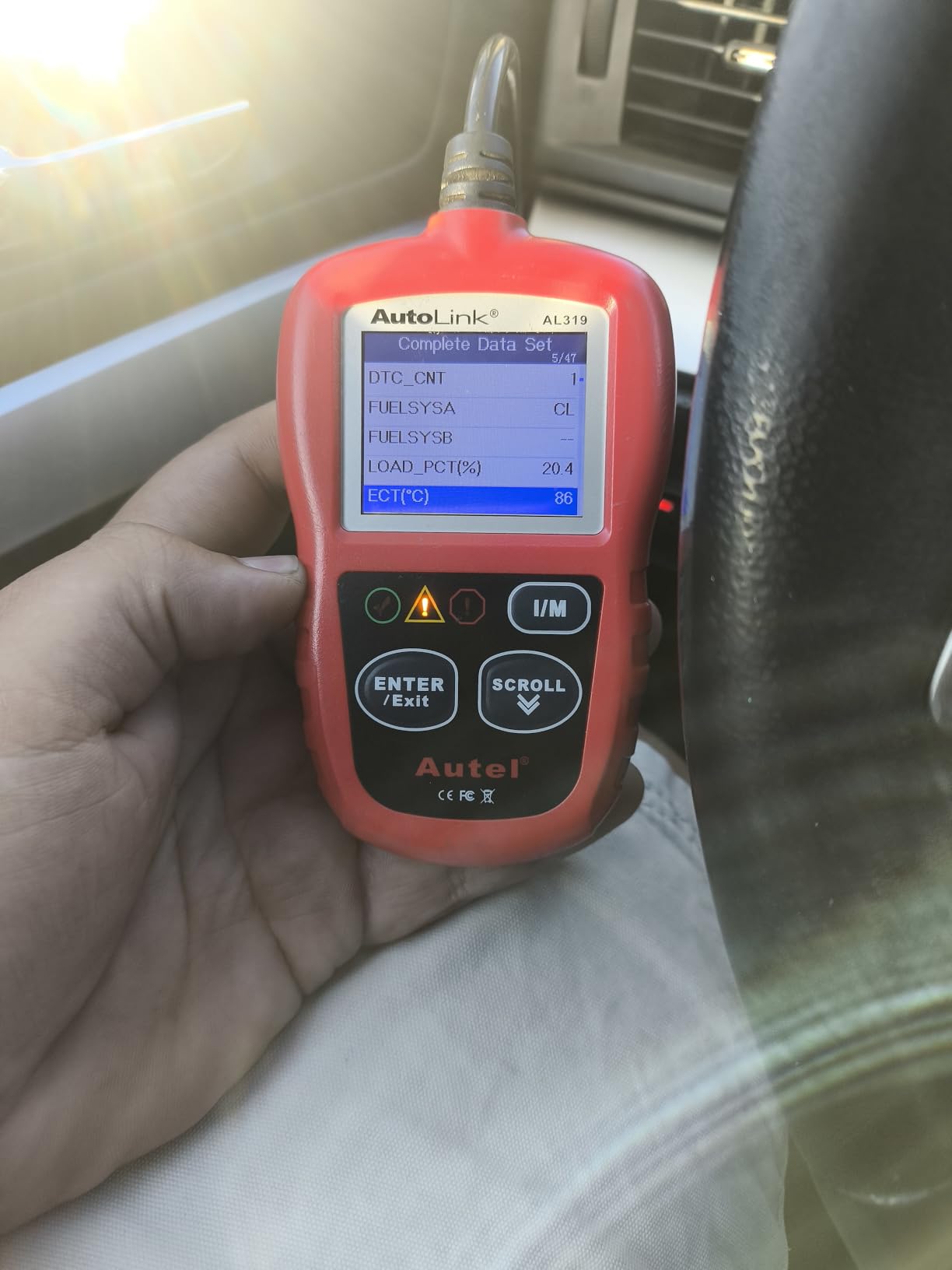 Autel AL319 Professional OBD2 Scanner, Enhanced Check Engine Code Reader customer photo 2