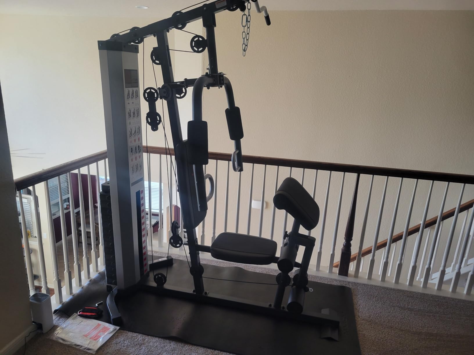 Marcy MWM-988 Multifunction Steel Home Gym 150lb Weight Stack Machine customer photo 2