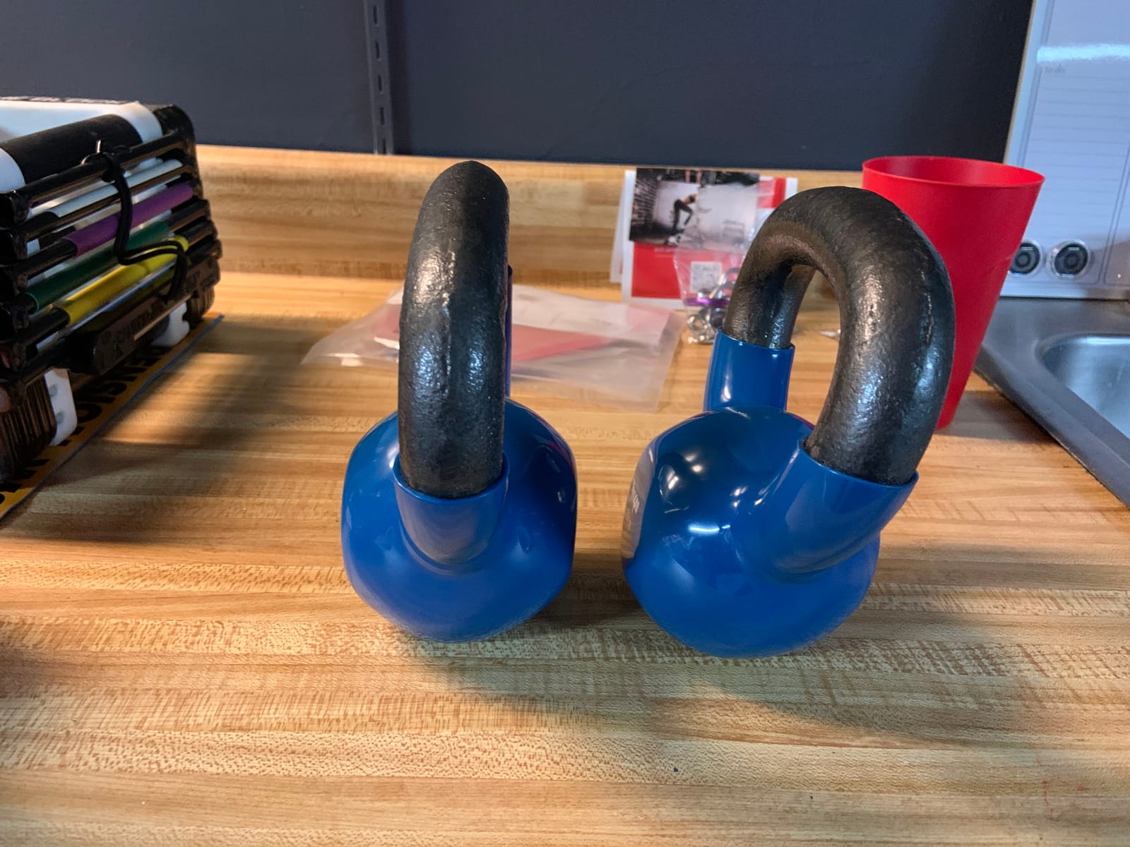 Yes4All Kettlebell, 5-100 LB Vinyl Coated Cast Iron Strength Training Kettlebells for Home Gym Exercises, Fitness, Full Body Workout Equipment, Push Ups, and Grip Strength customer photo 1
