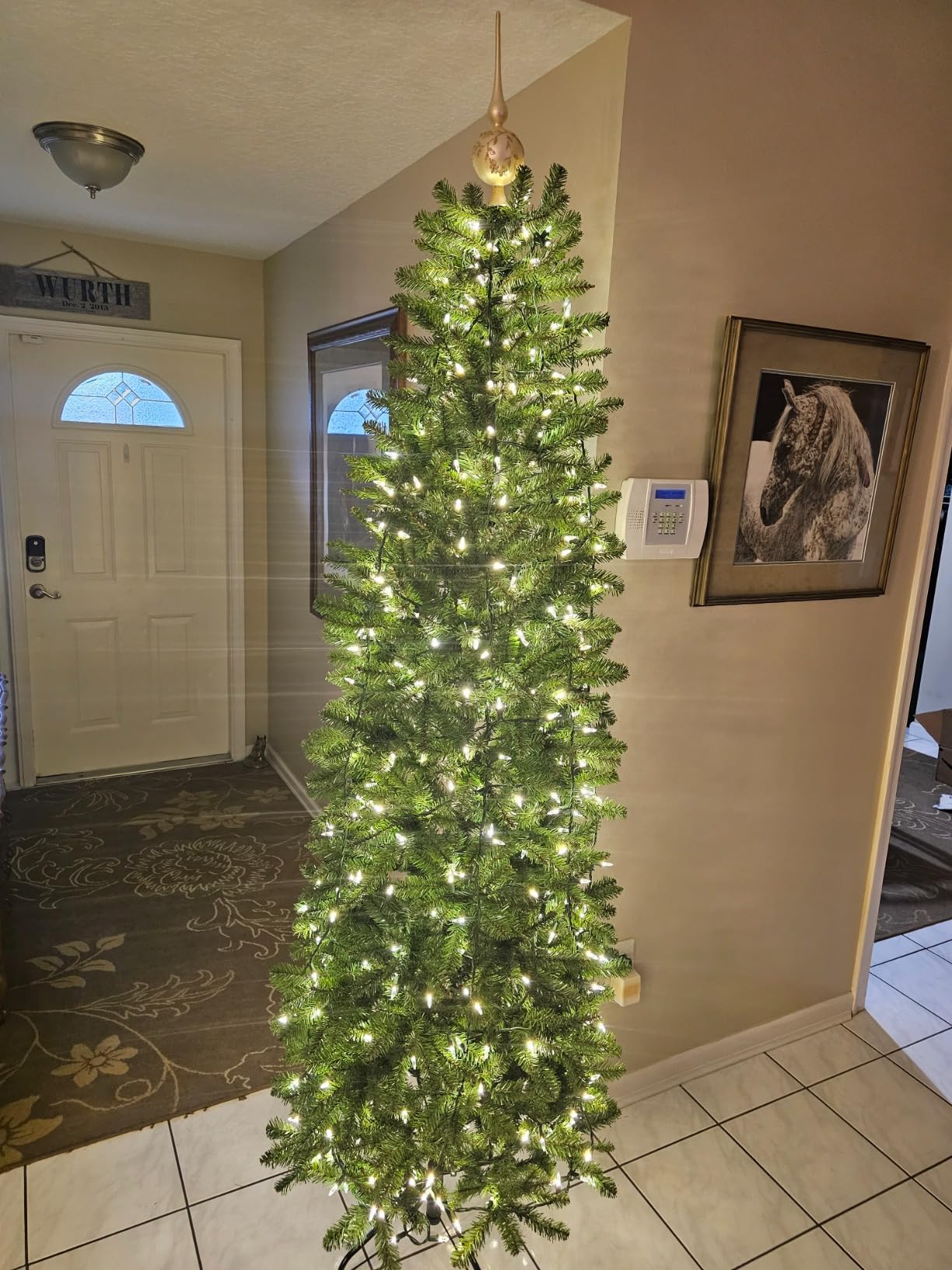 National Tree Company 7.5ft Unlit Kingswood Fir Slim Christmas Tree customer photo 1