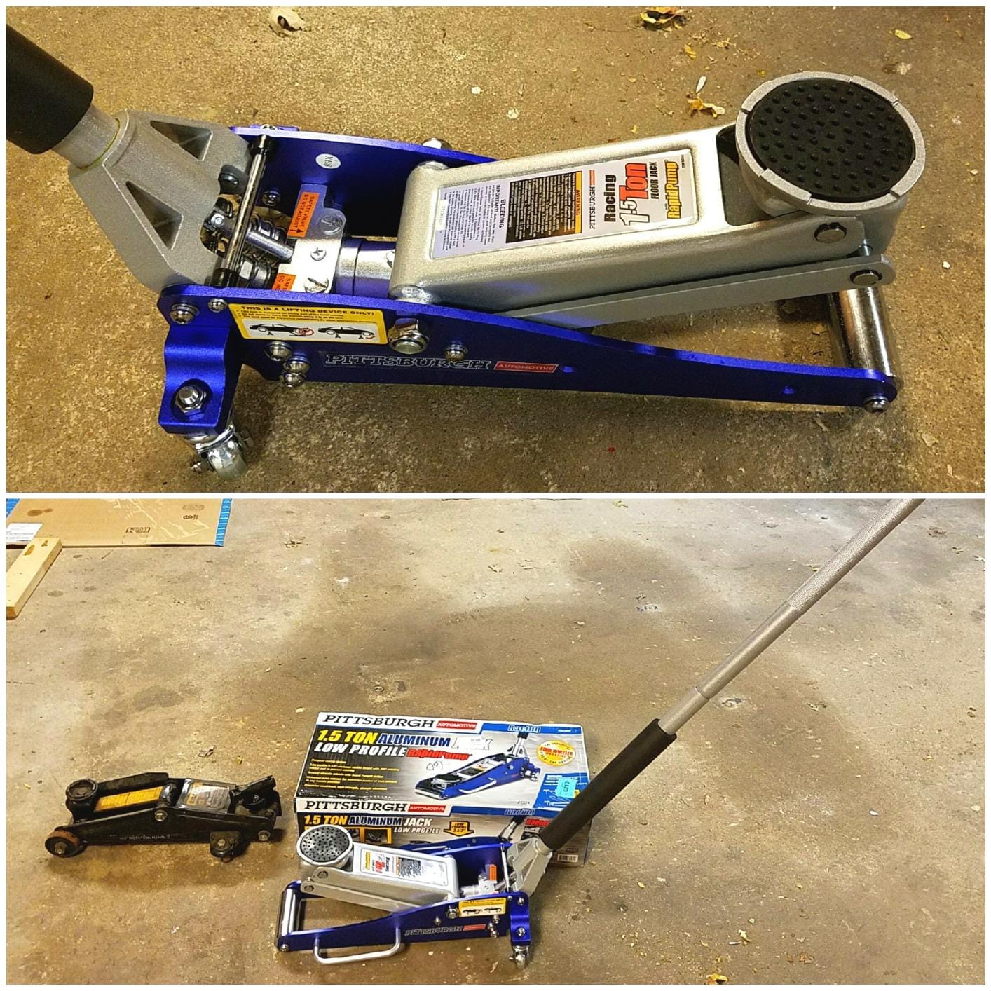 1.5 Ton Compact Aluminum Racing Jack with Rapid Pump customer photo 2