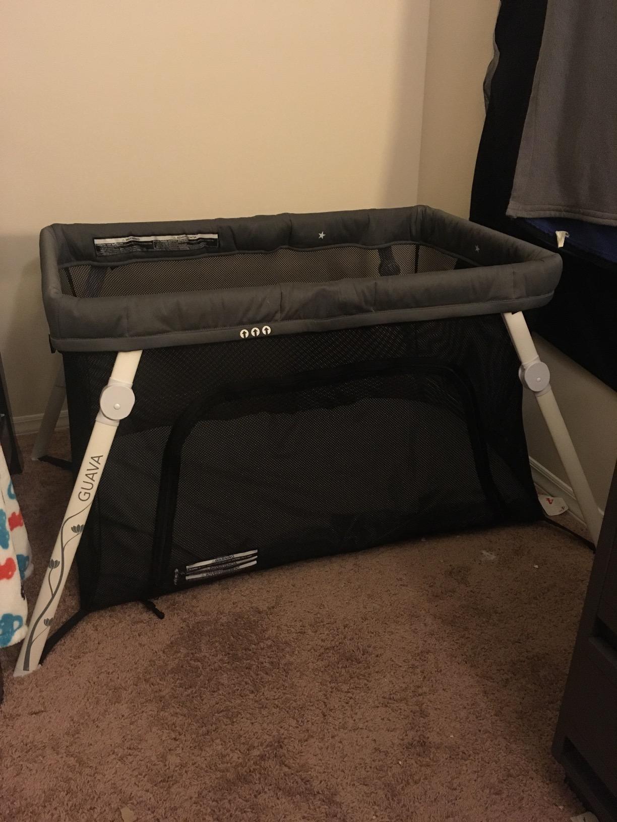 Guava Lotus Travel Crib with Lightweight Backpack Design | Baby Travel Bed customer photo 2
