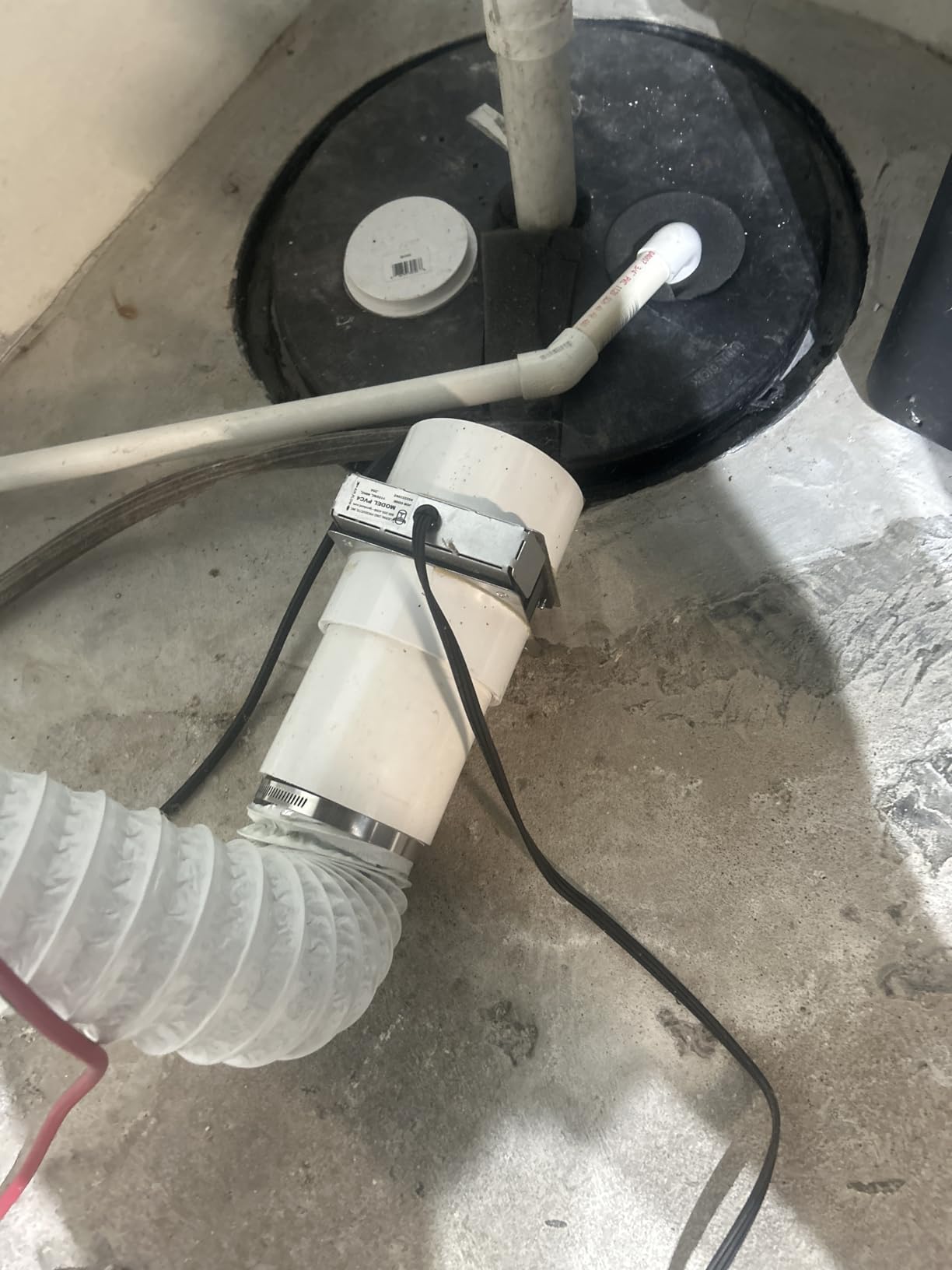 Tjernlund PVC4 Radon Mitigation Fan Model - Exhaust Fan with 6-Ft. Power Cord, Minimal Power Consumption, 4 In. PVC Pipe. Ventilation Fans customer photo 1