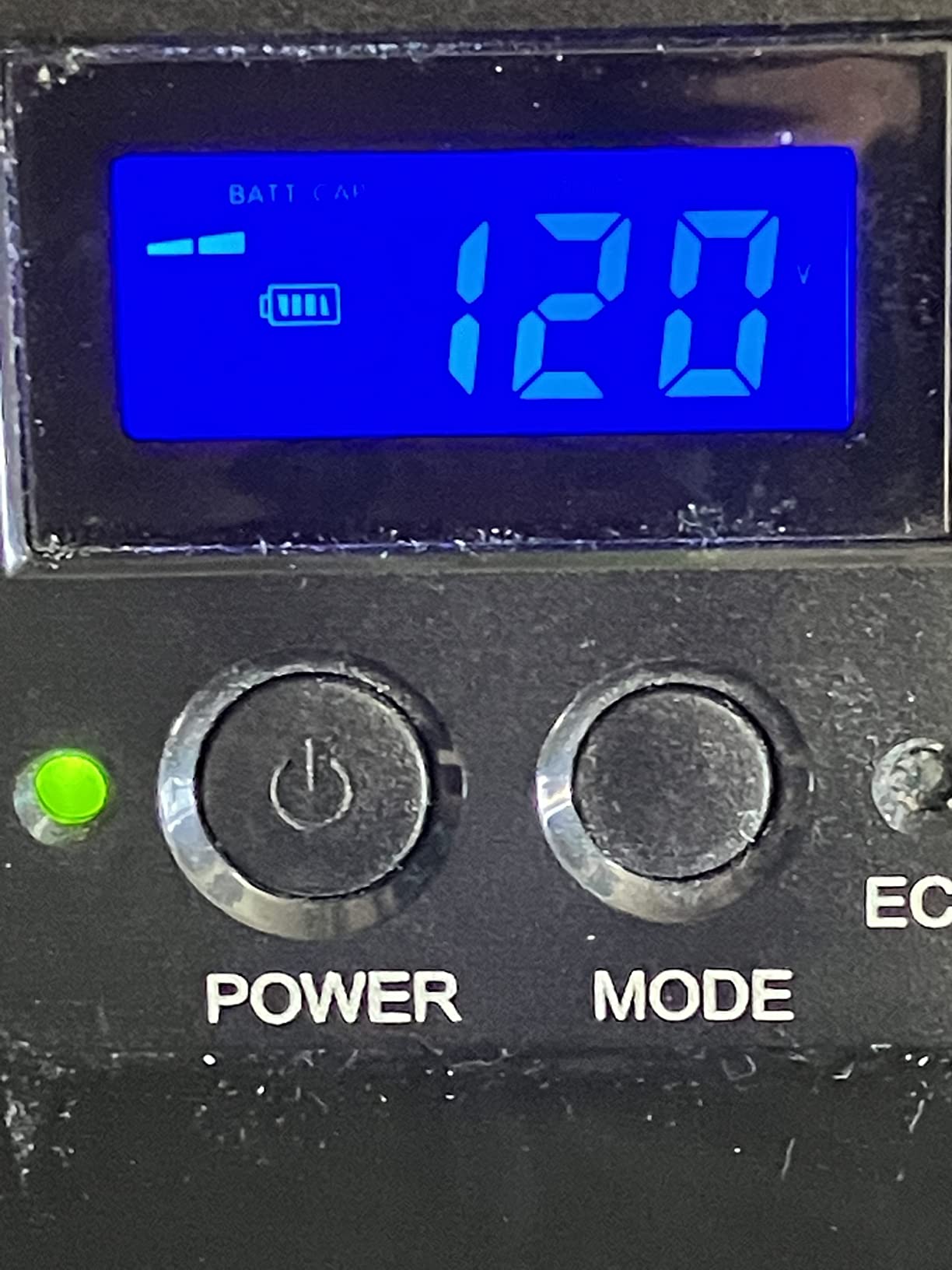 CyberPower EC850LCD Ecologic UPS Battery Backup and Surge Protector customer photo 1