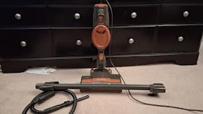 Shark HV302 Rocket Pet Corded Stick Vacuum, Lightweight with Swivel Steering for Carpets & Hard Floors, Converts to Hand Vacuum, Includes Crevice Tool, Pet Multi-Tool & Precision Duster, Orange customer photo 1