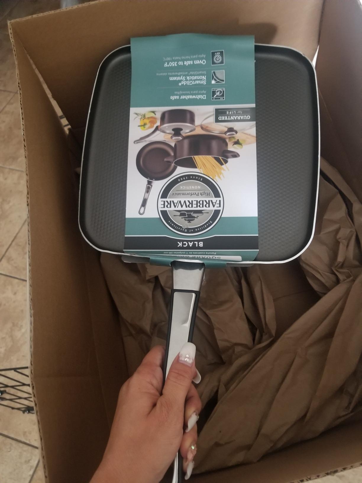 Farberware High Performance Aluminum Nonstick Stovetop Griddle Pan, 11-Inch customer photo 1