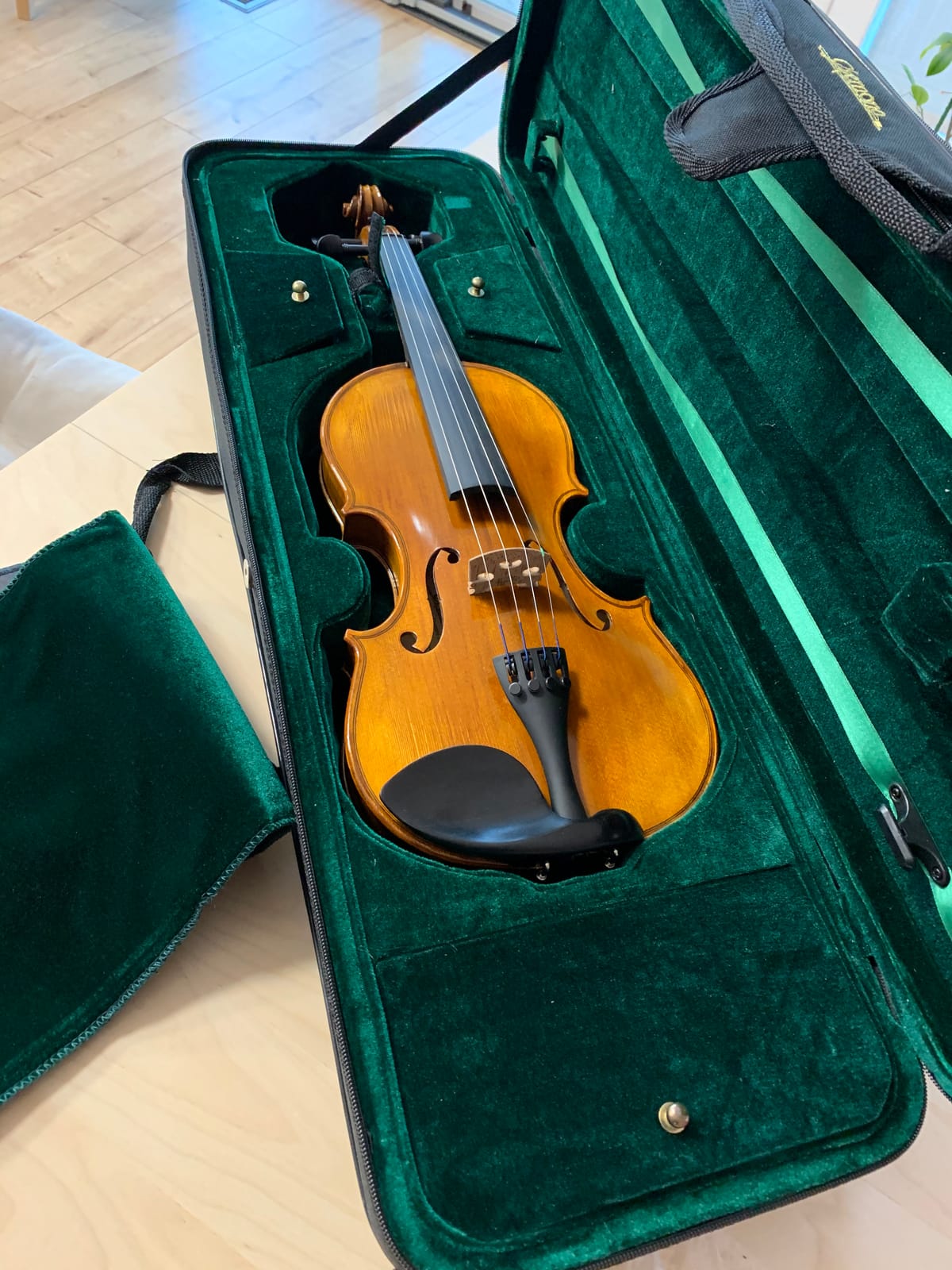 Cremona SV-500 4/4 Premier Artist Violin Outfit – Full Size Student & Professional Violin with Solid Spruce Top, Maple Back, Ebony Fittings, Case & Bow customer photo 2