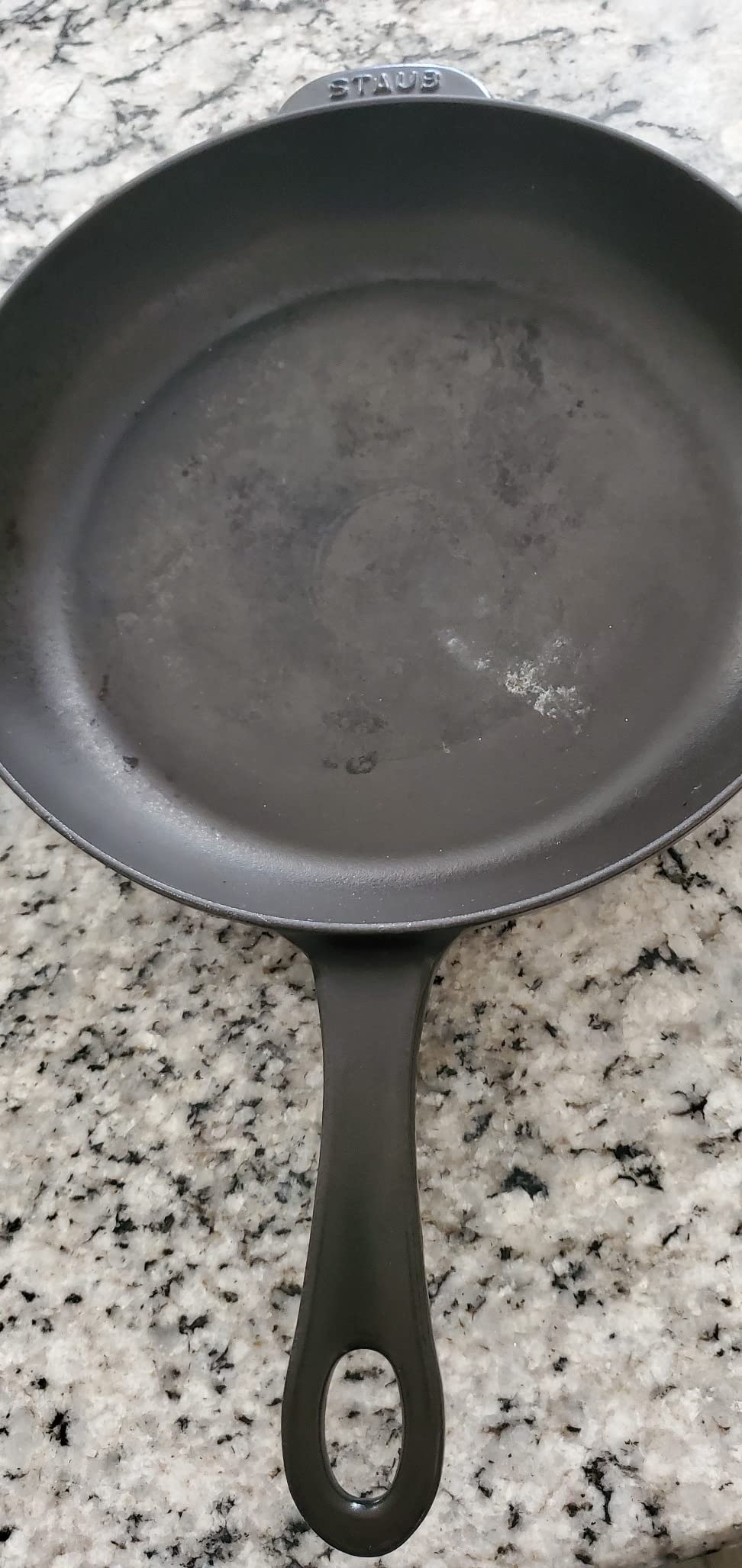 Staub Cast Iron 10-inch Fry Pan - Dark Blue, Made in France customer photo 2
