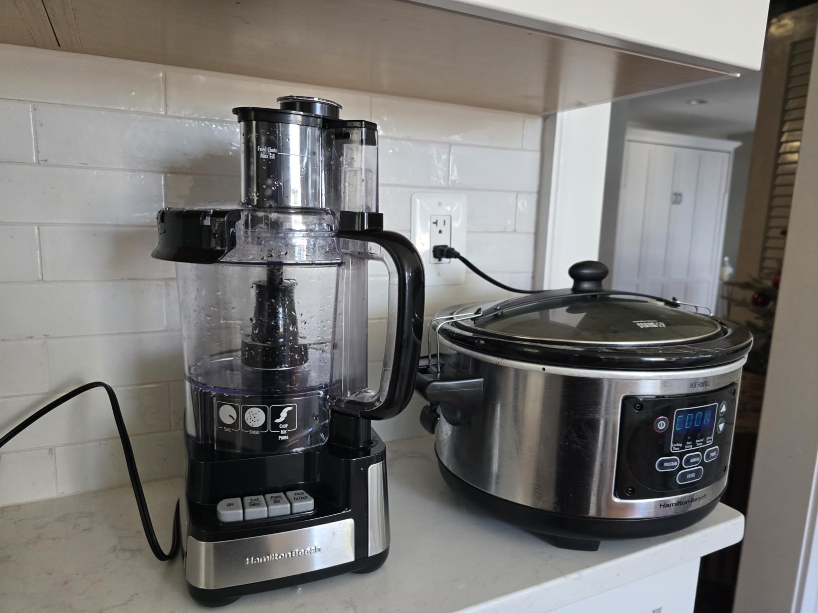 Hamilton Beach 12 Cup Stack & Snap Food Processor and Vegetable Chopper | BPA Free | Stainless Steel Blades | 2-Speed 450 Watt Motor |Easy Stacking Assembly | Black | 70725A customer photo 2