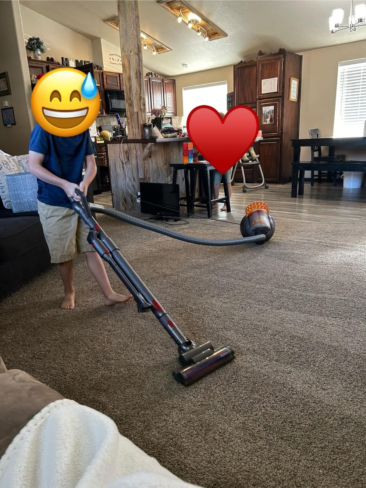 Dyson Big Ball Multi Floor Canister Vacuum, Yellow customer photo 1