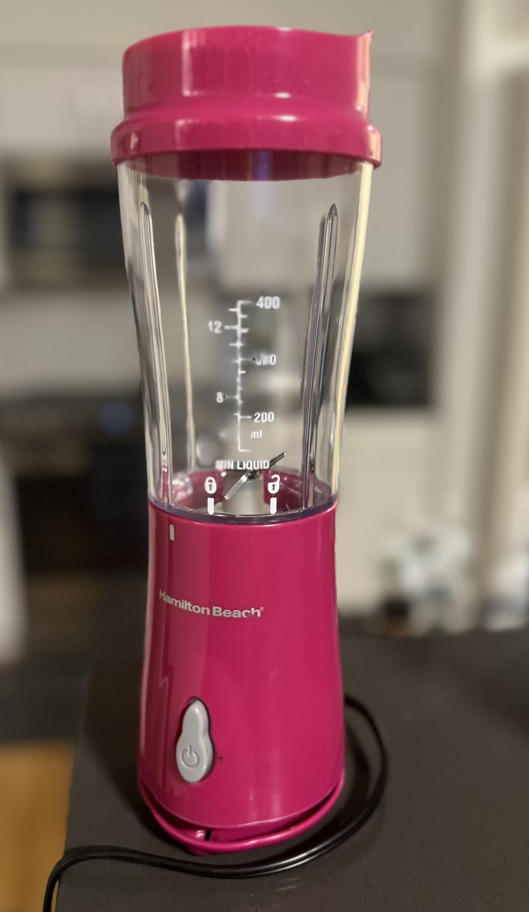 Hamilton Beach Portable Blender for Smoothies With 14 oz. Travel Jar customer photo 1