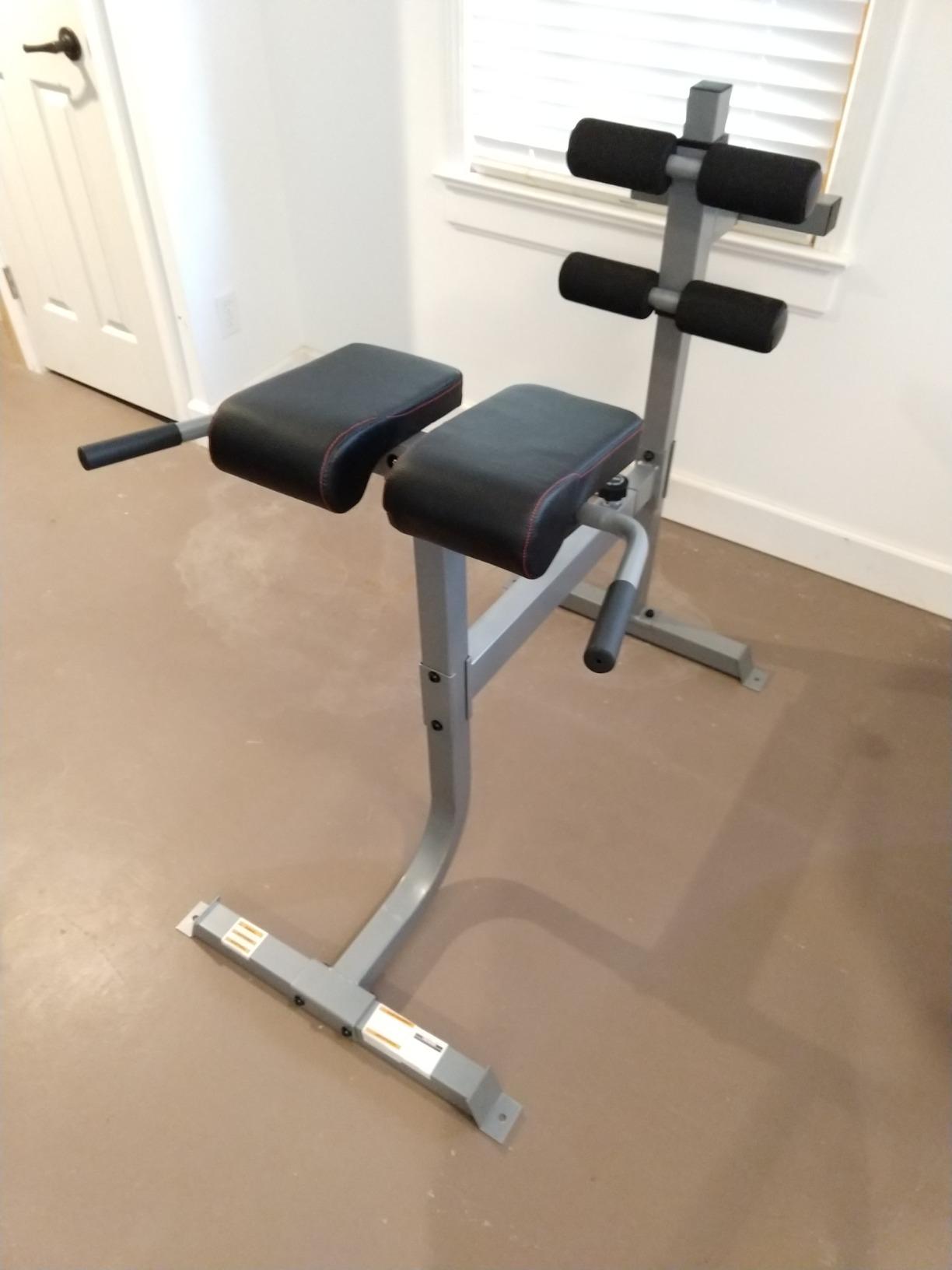 Cap Strength Roman Chair – Adjustable Back Extension Bench for Core & Glute Workouts, Heavy-Duty 300 LB Capacity - Black and Gray Options customer photo 2