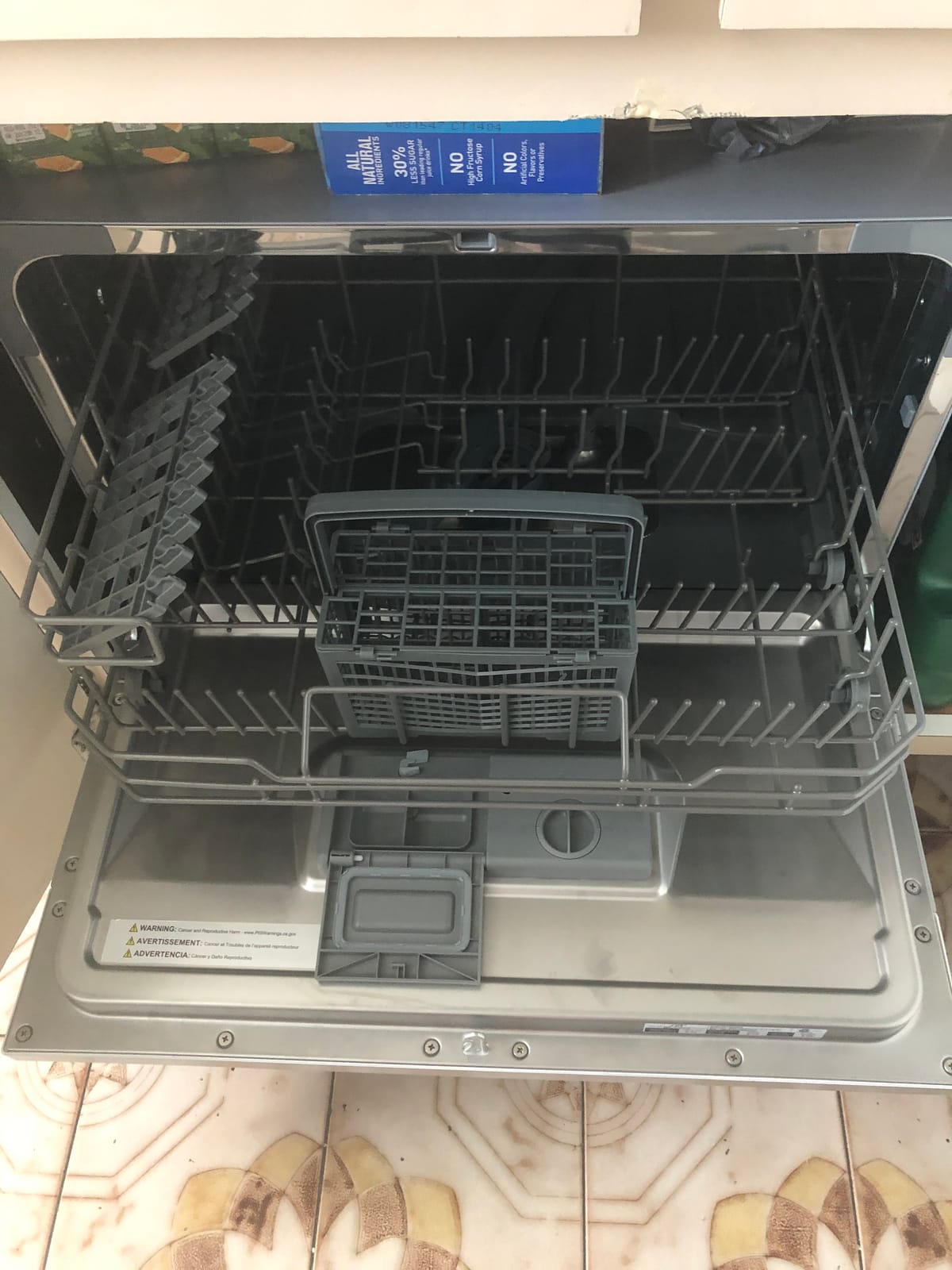 SPT SD-2224DS ENERGY STAR Compact Countertop Dishwasher with Delay Start - Portable Dishwasher with Stainless Steel Interior and 6 Place Settings Rack Silverware Basket, Silver customer photo 2