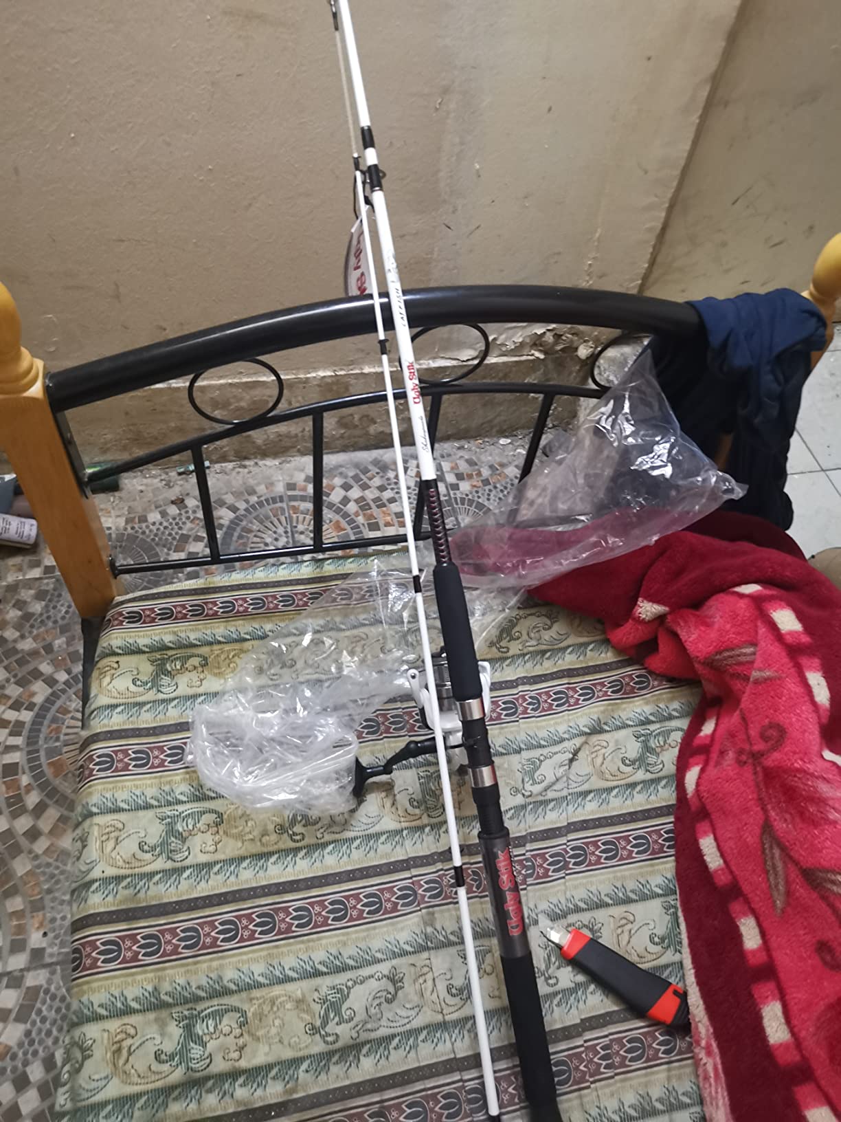 Ugly Stik 7’ Catfish Spinning Fishing Rod and Reel Catfish Combo, Ugly Tech Construction with Clear Tip Design, 7’ 2-Piece Moderate Fast Action Rod customer photo 1