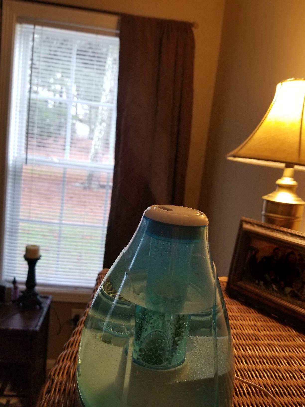 Pure Enrichment MistAire Ultrasonic Cool Mist Humidifier - Quiet Air Humidifier for Bedroom, Nursery, Office, & Indoor Plants - Lasts Up To 25 Hours customer photo 1