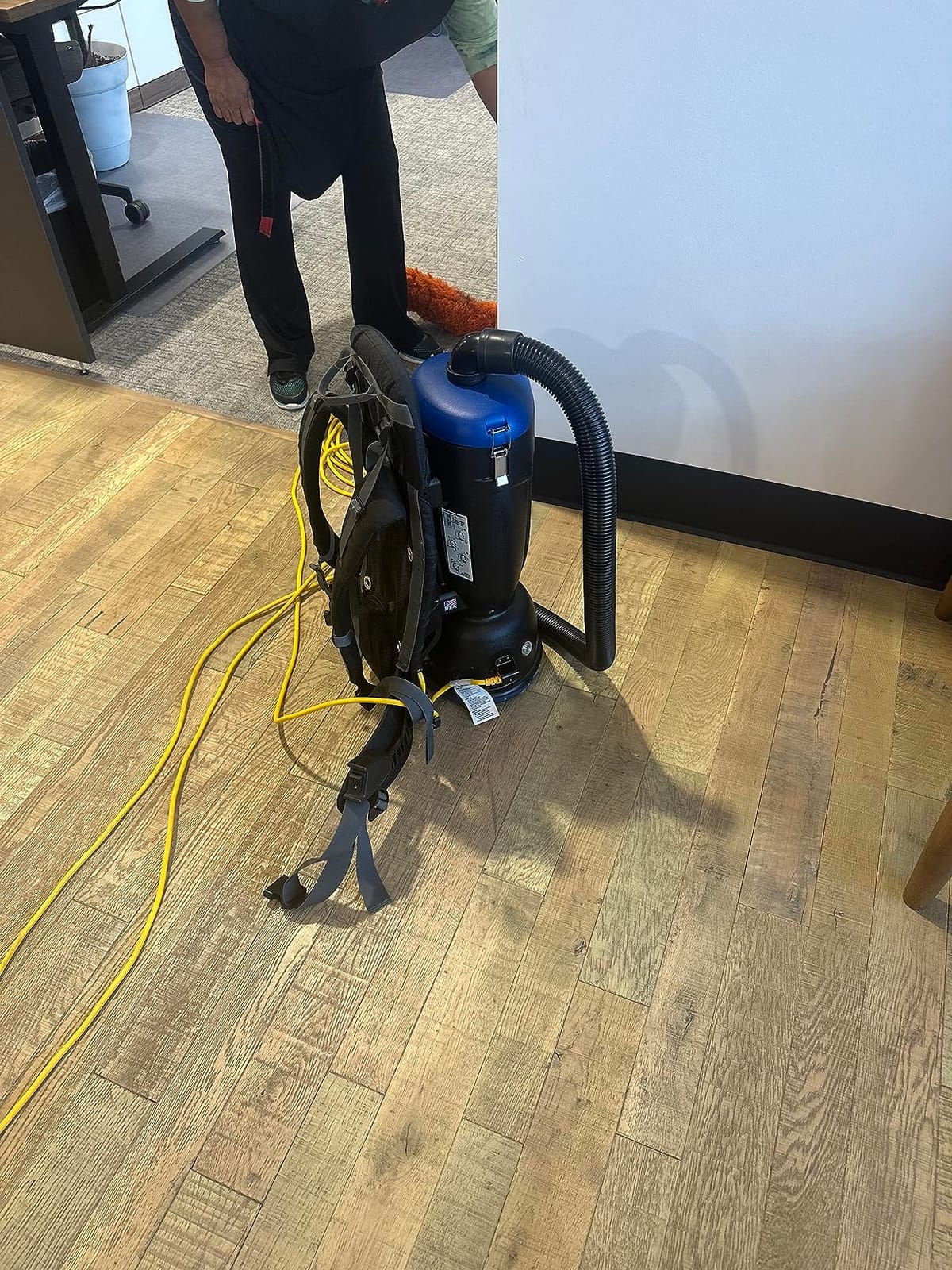 Powr-Flite Comfort Pro Backpack Vacuum Commercial, 6-Quart Canister, BP6S customer photo 2