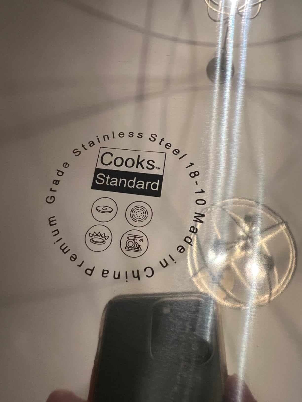 Cooks Standard Classic 14 x 12 Inch Stainless Steel Roaster Pan with V-Shaped Rack, Turkey Roasting Pan with Rack, Large Capacity, Oven and Dishwasher Safe customer photo 2