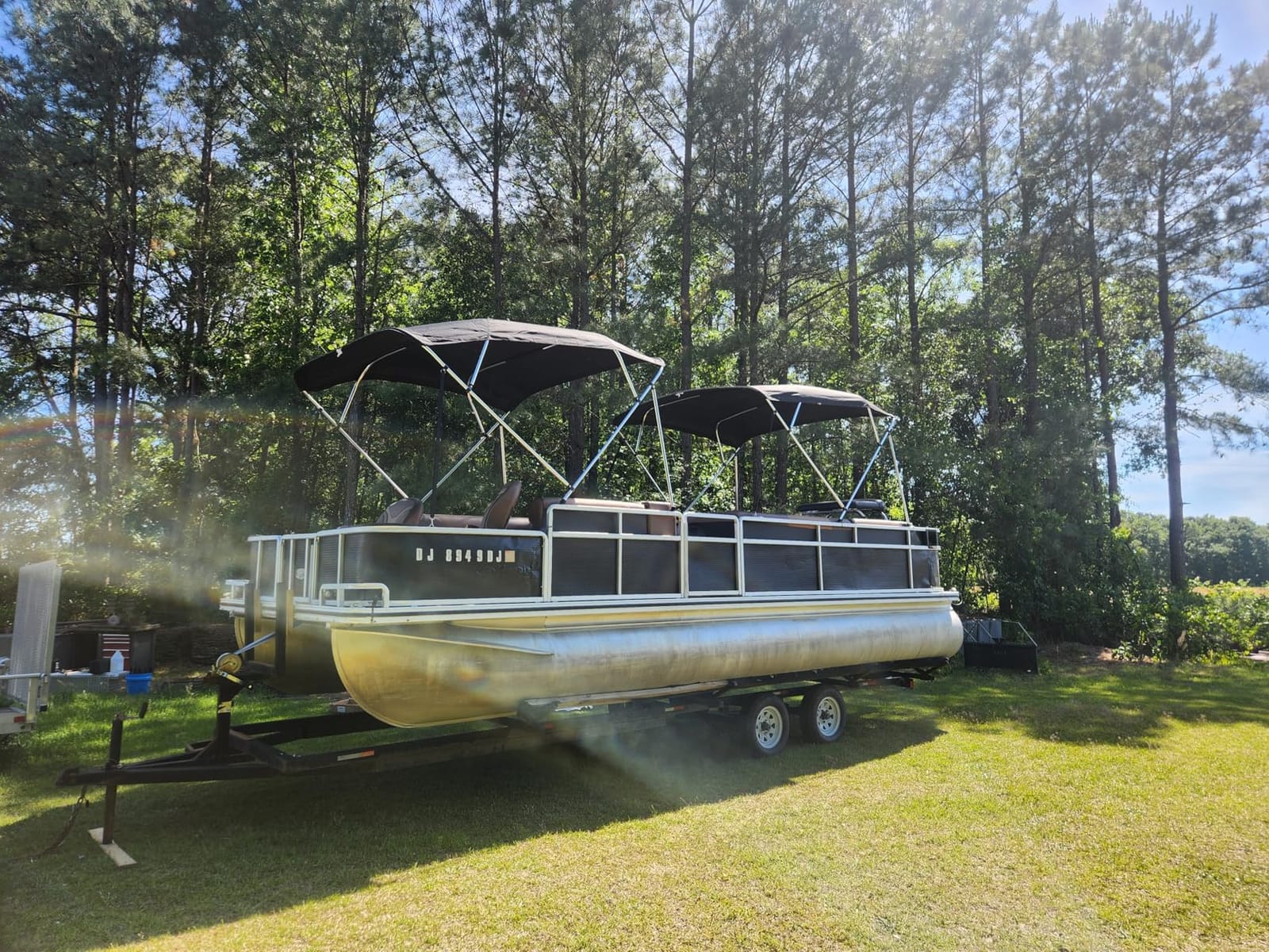 MSC 3 Bow 4 Bow Bimini Top Boat Cover customer photo 2