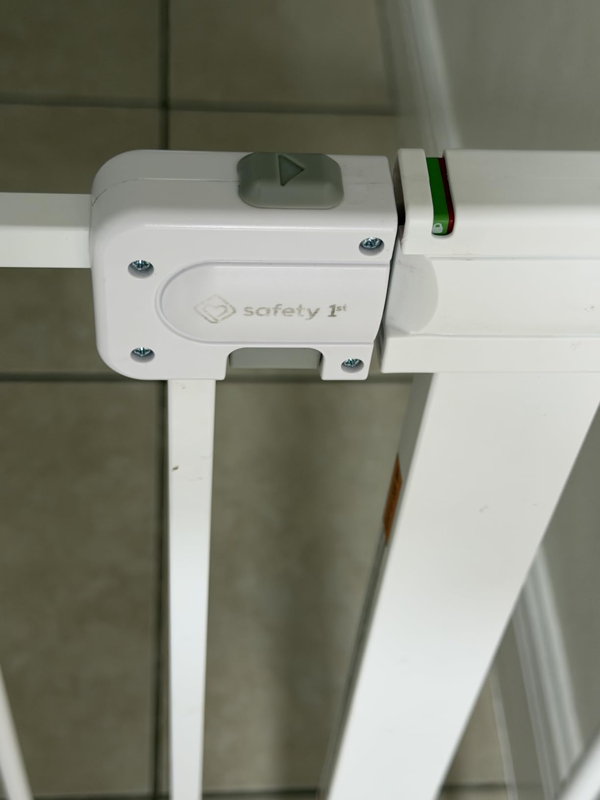 Safety 1st Easy Install Walk Thru Baby Gate for Doorway With Door, Dog Gates, Fits 29