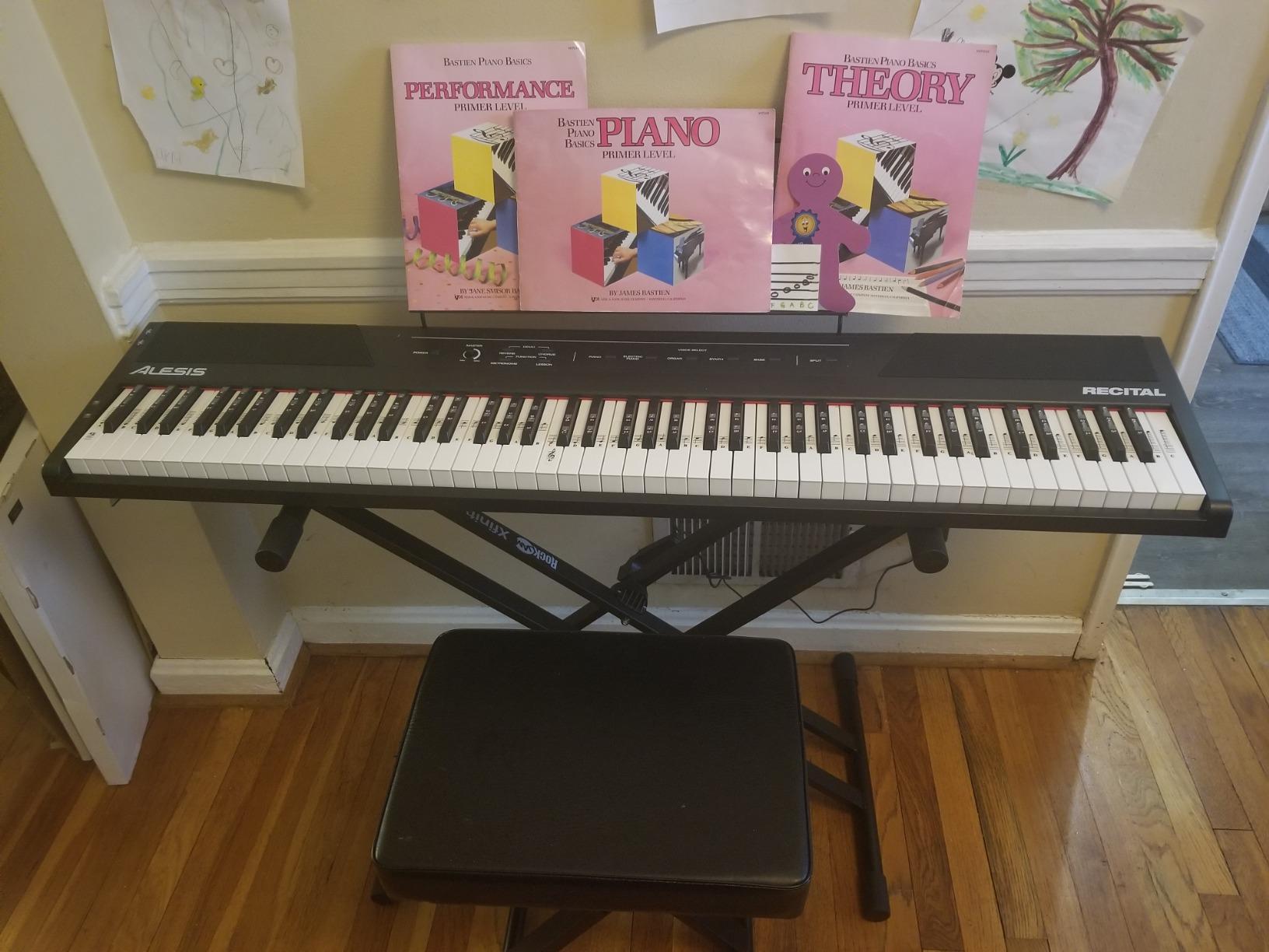 Alesis Recital Digital Piano 88-Key Semi-Weighted customer photo 2