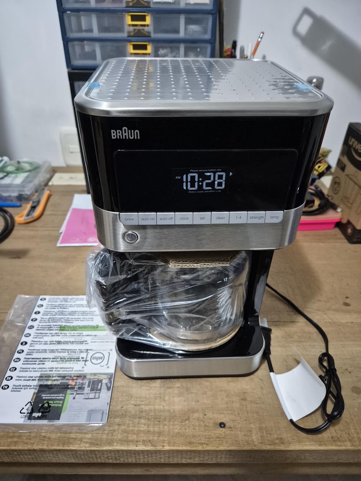Braun BrewSense 12-Cup Drip Coffee Maker w/ 24 Hour Timer, 2 Brew Styles customer photo 1