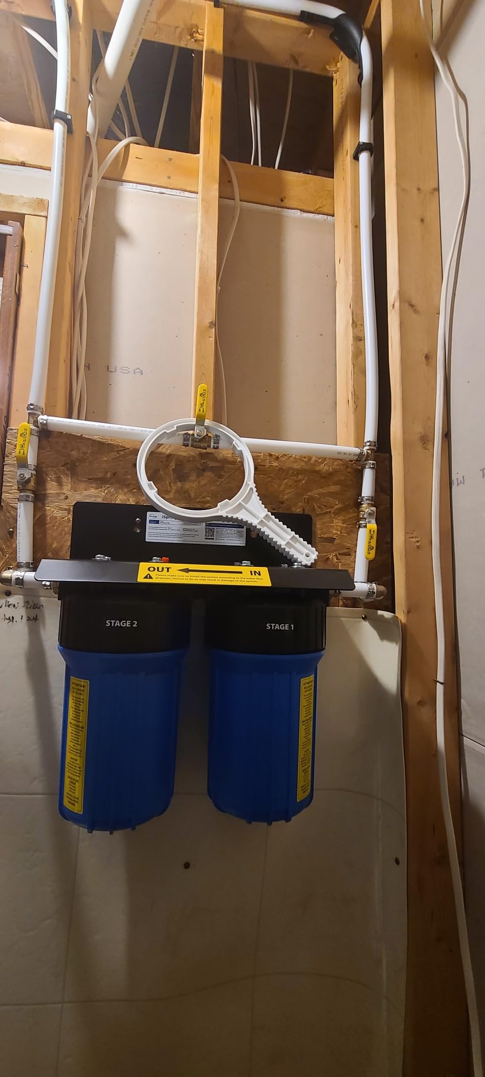 iSpring WGB21B 2-Stage Whole House Water Filtration System, 50000 Gallons customer photo 2