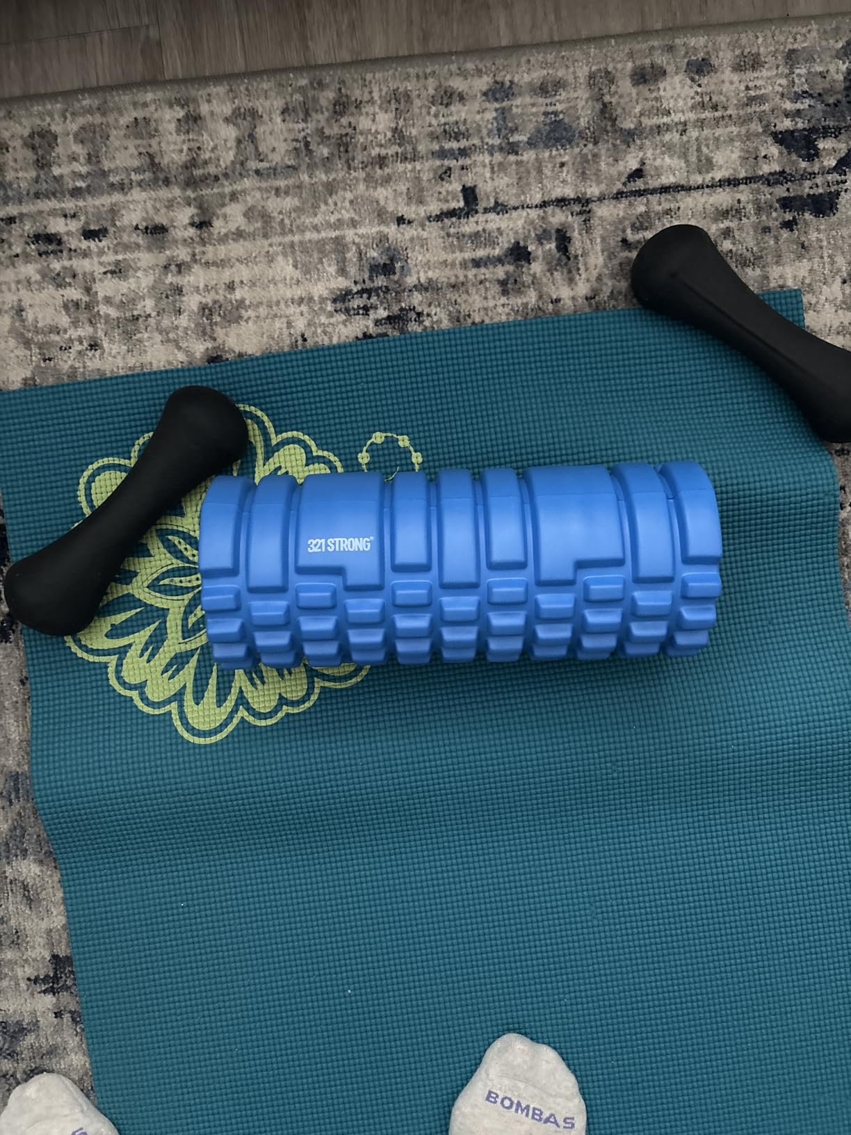 321 STRONG Patented 3-Zone Massage Roller, Medium Density for Exercise customer photo 1